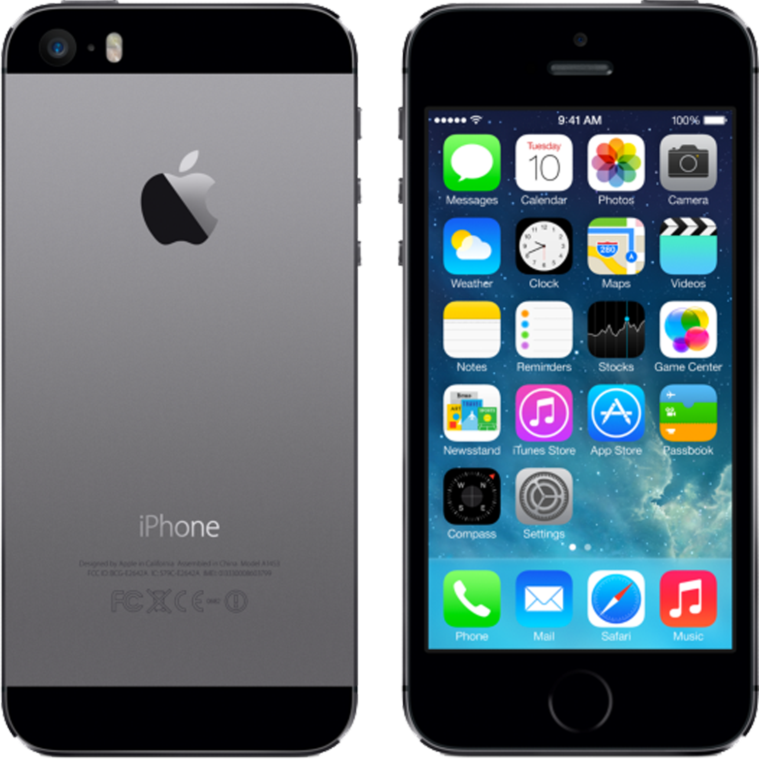 Grey apple iphone photo