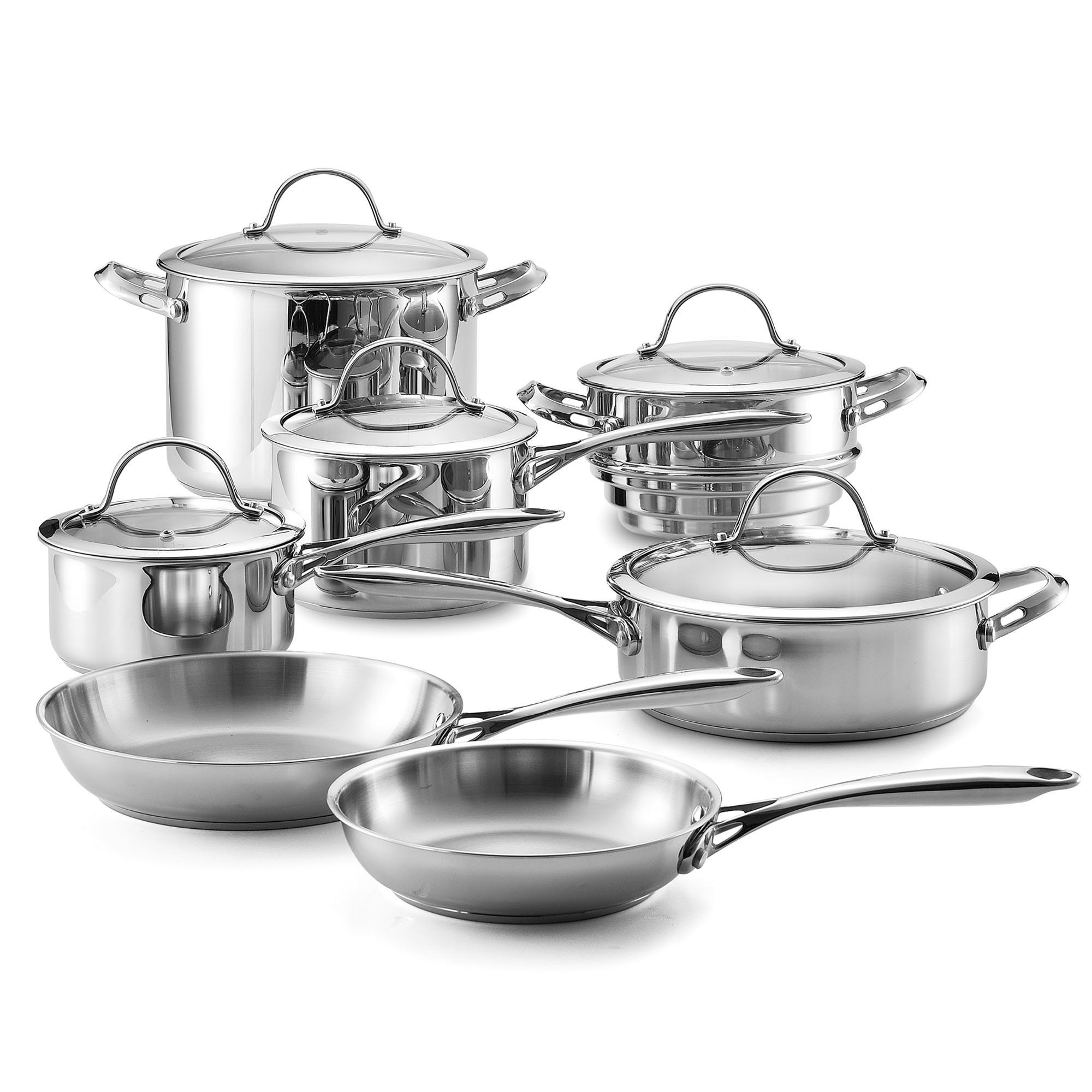 Cooks Standard Classic Stainless Steel 12-Piece Cookware SetThe ...