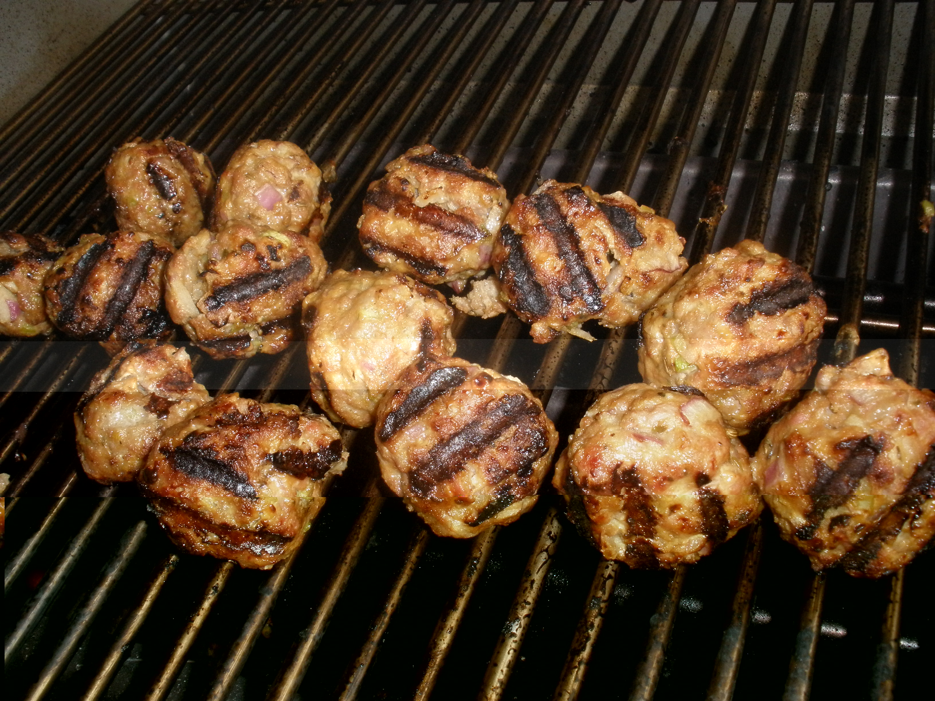 Italian Sausage Meatballs – On The Grill! | Cookin' With Roscoe ...