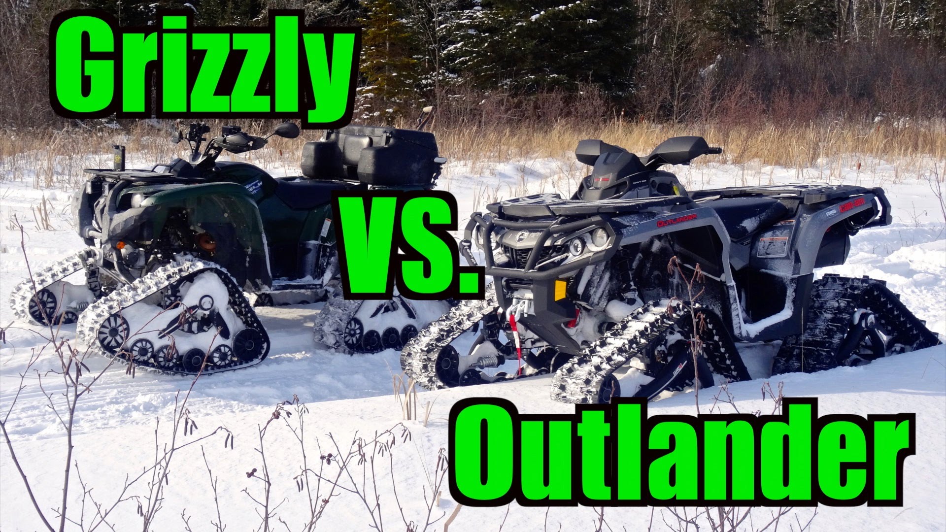 Yamaha Grizzly 700 vs. Can-Am Outlander 1000 - All Terrain Vehicle ...