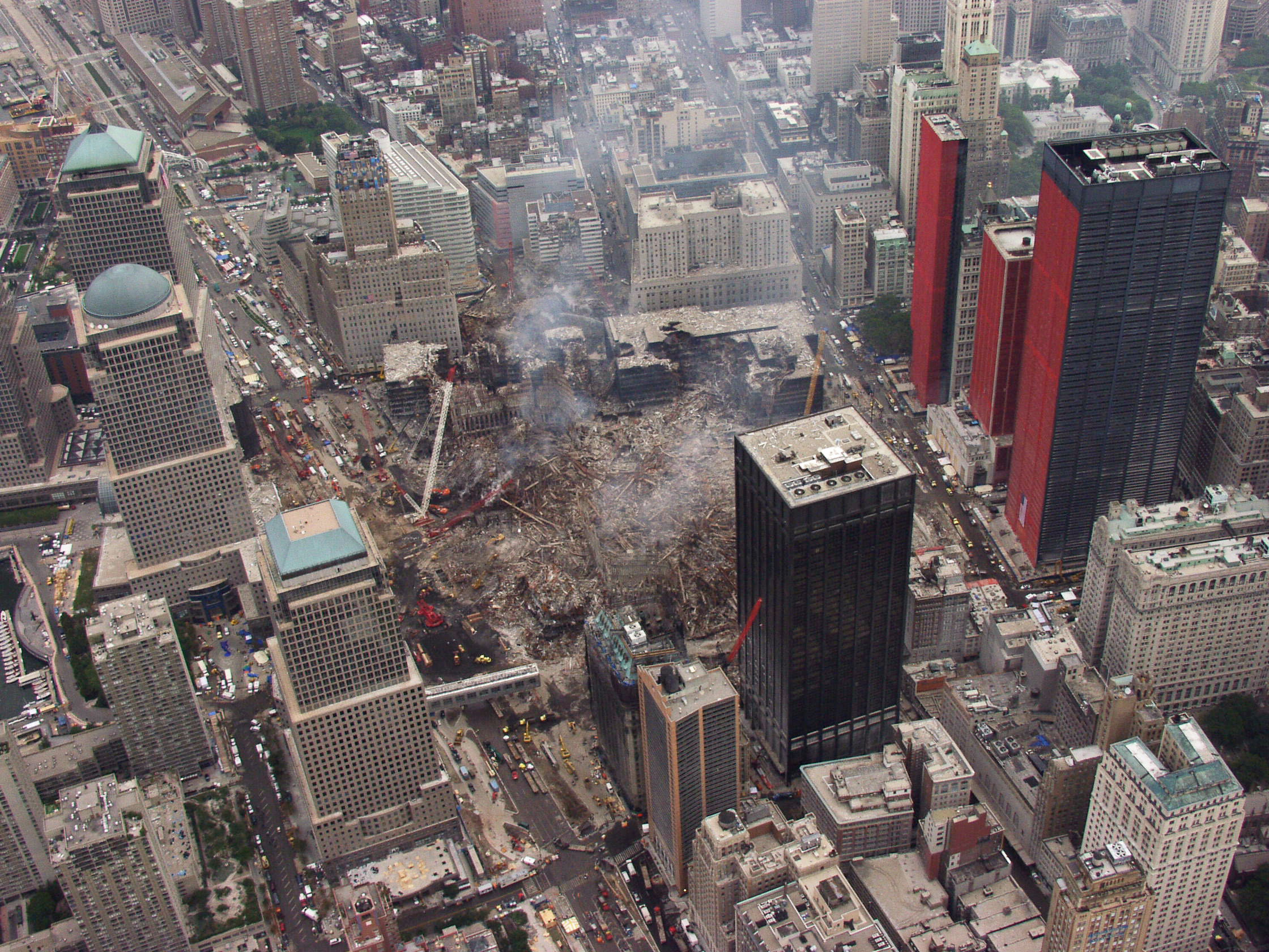 9/11 Ground Zero High-Resolution Aerial Photos | Public Intelligence