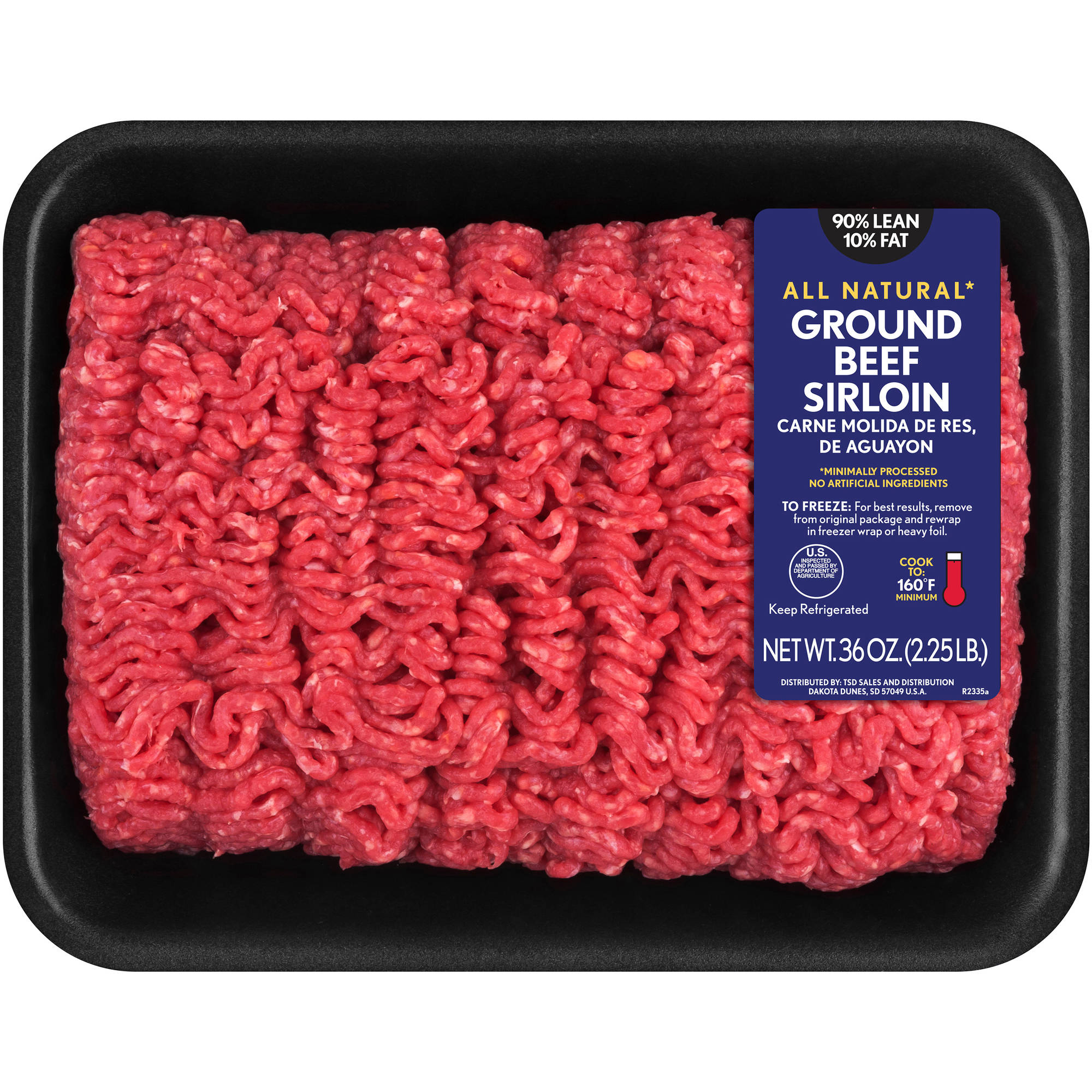 80% Lean/20% Fat, Ground Beef and Pork Tray, 2.25 lbs - Walmart.com