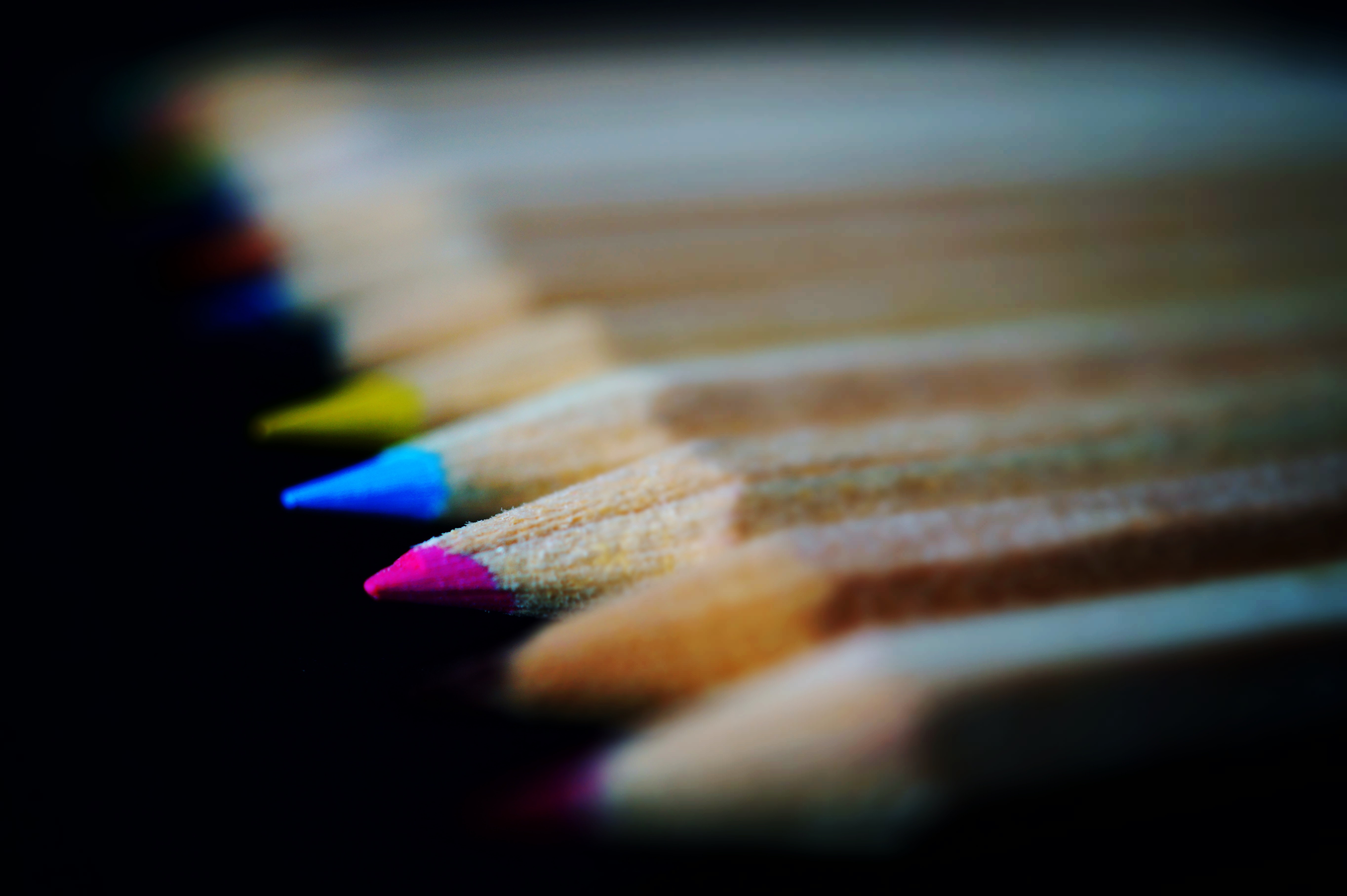 Group of Color Pencils, Art, Macro photography, Sharp, School, HQ Photo
