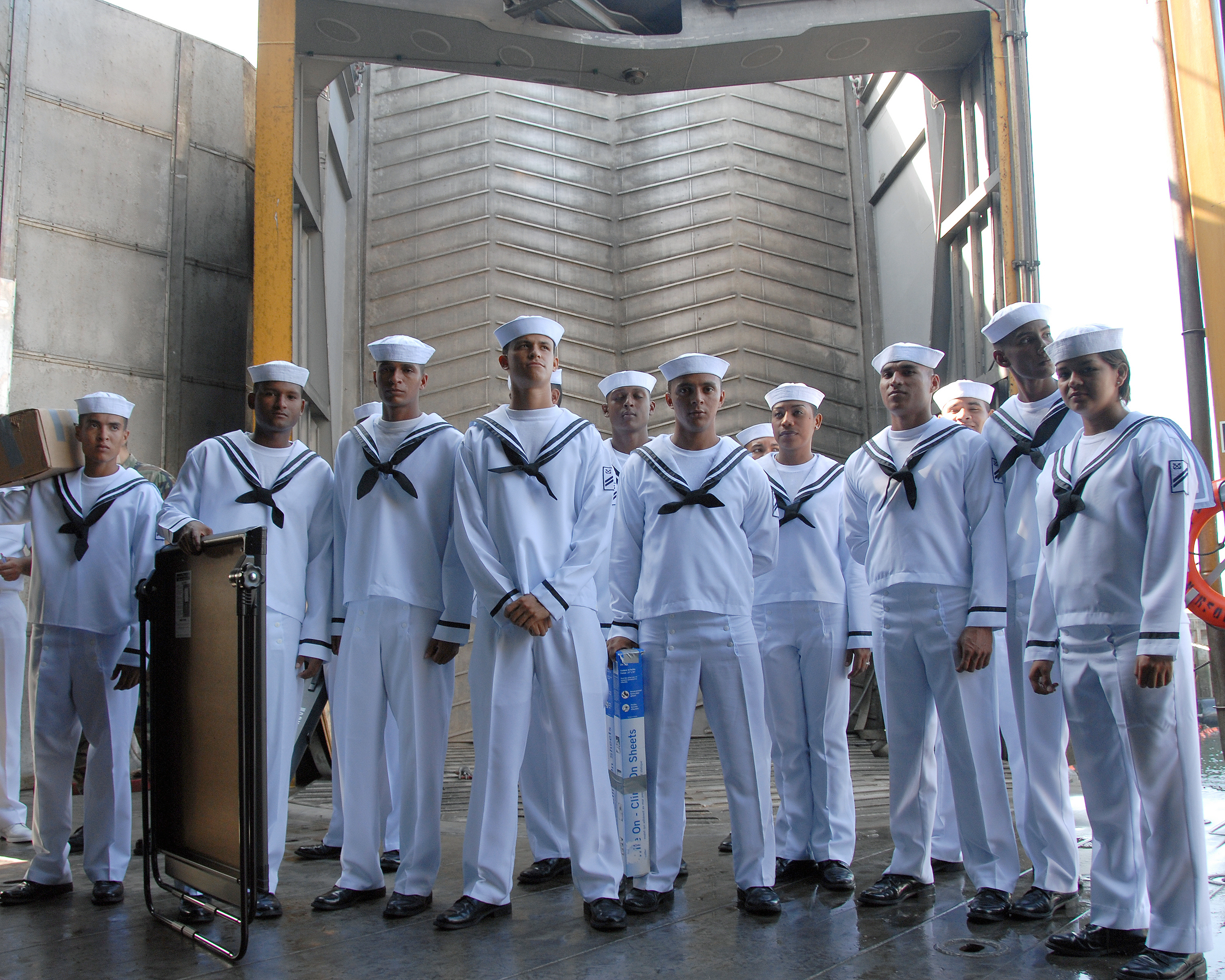 File:US Navy 081215-N-8270O-003 A group of Panamanian sailors await ...
