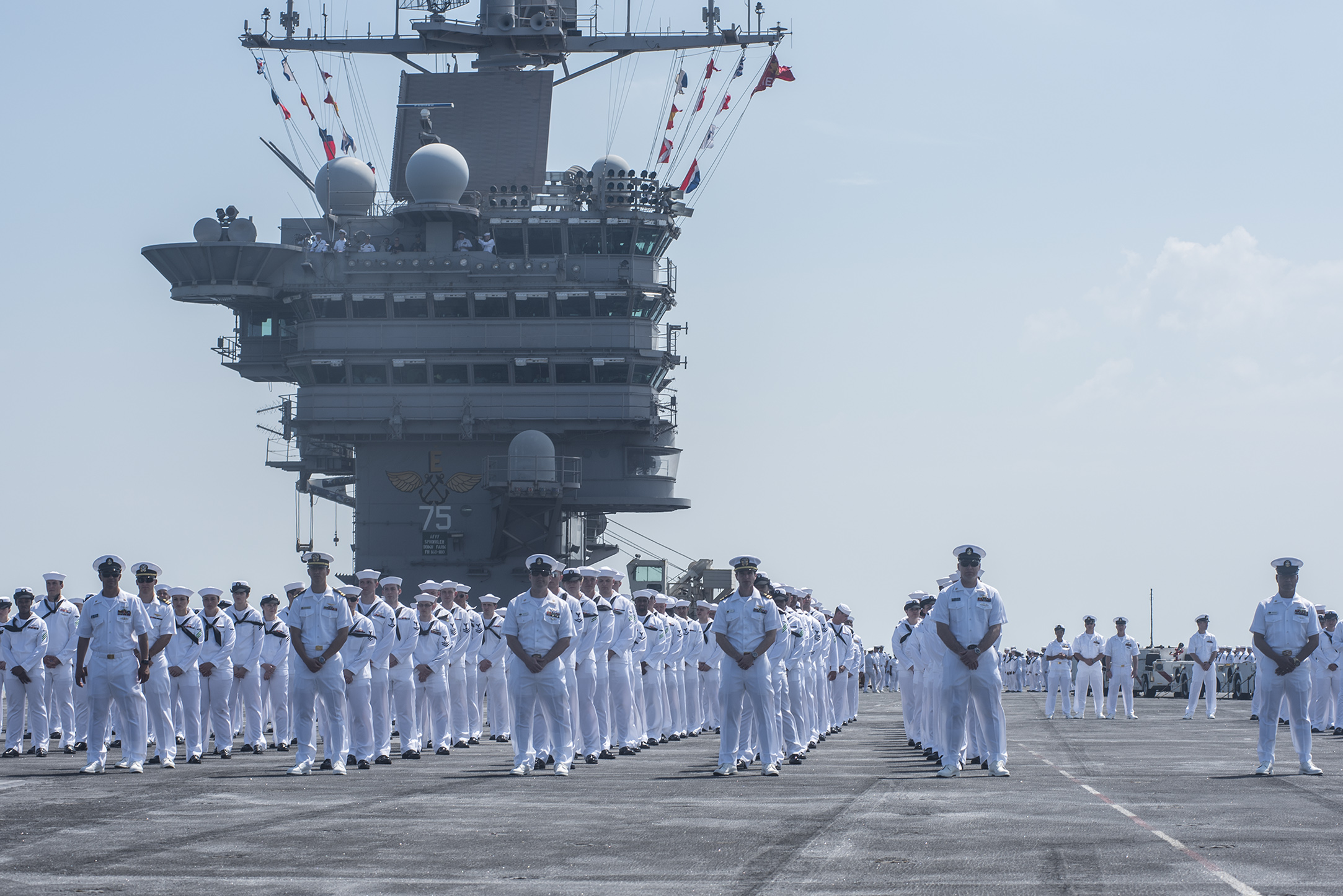 Harry S. Truman Returns From Extended Deployment