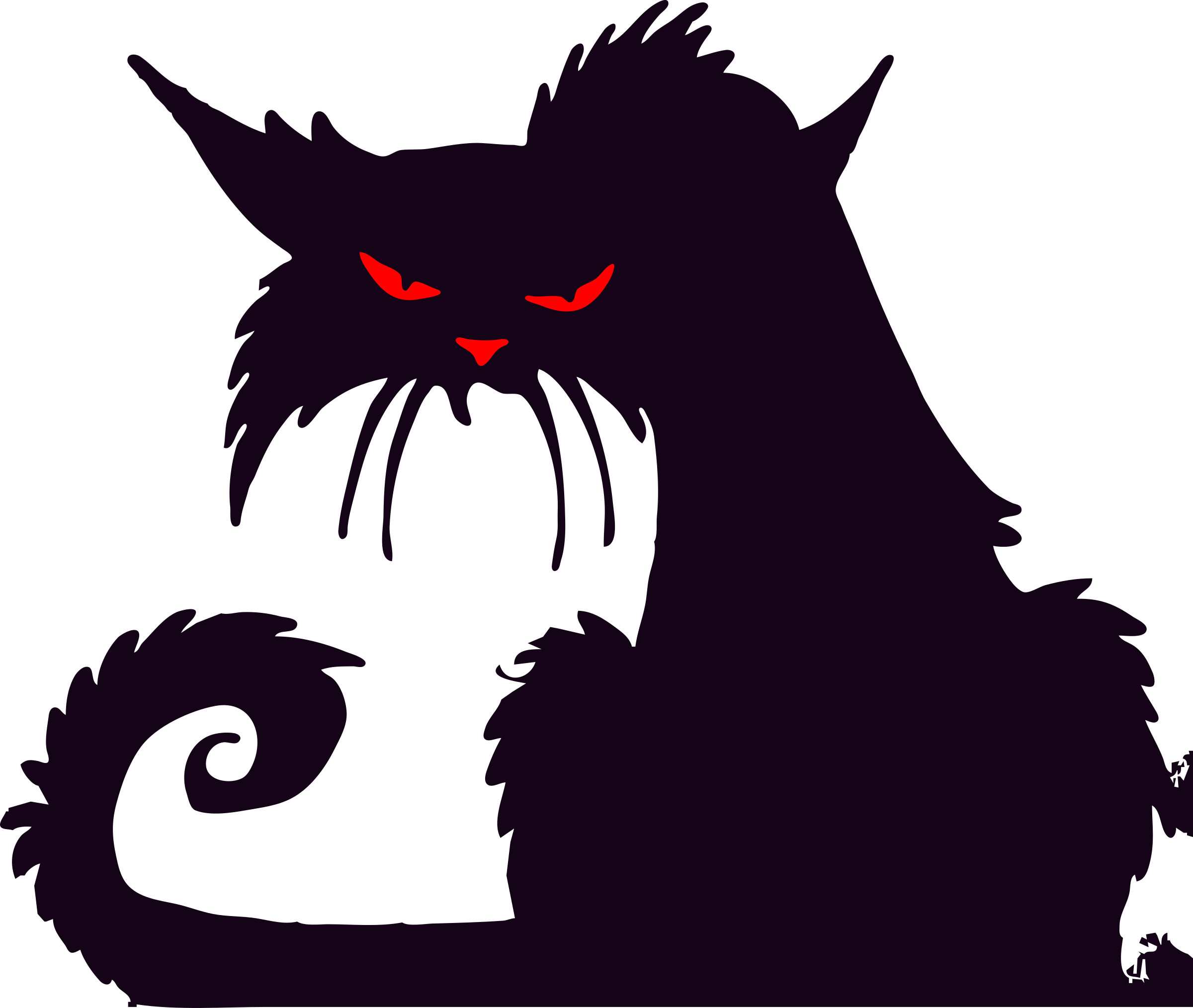 Clipart - Grumpy cat