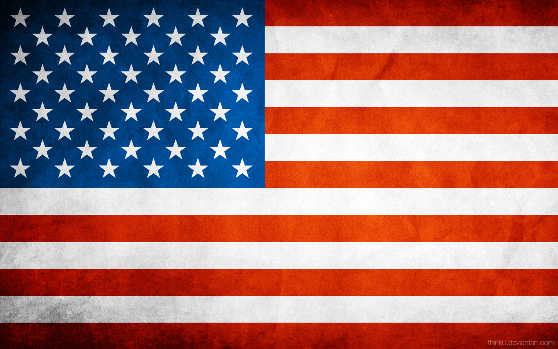 Grunge american flag photo