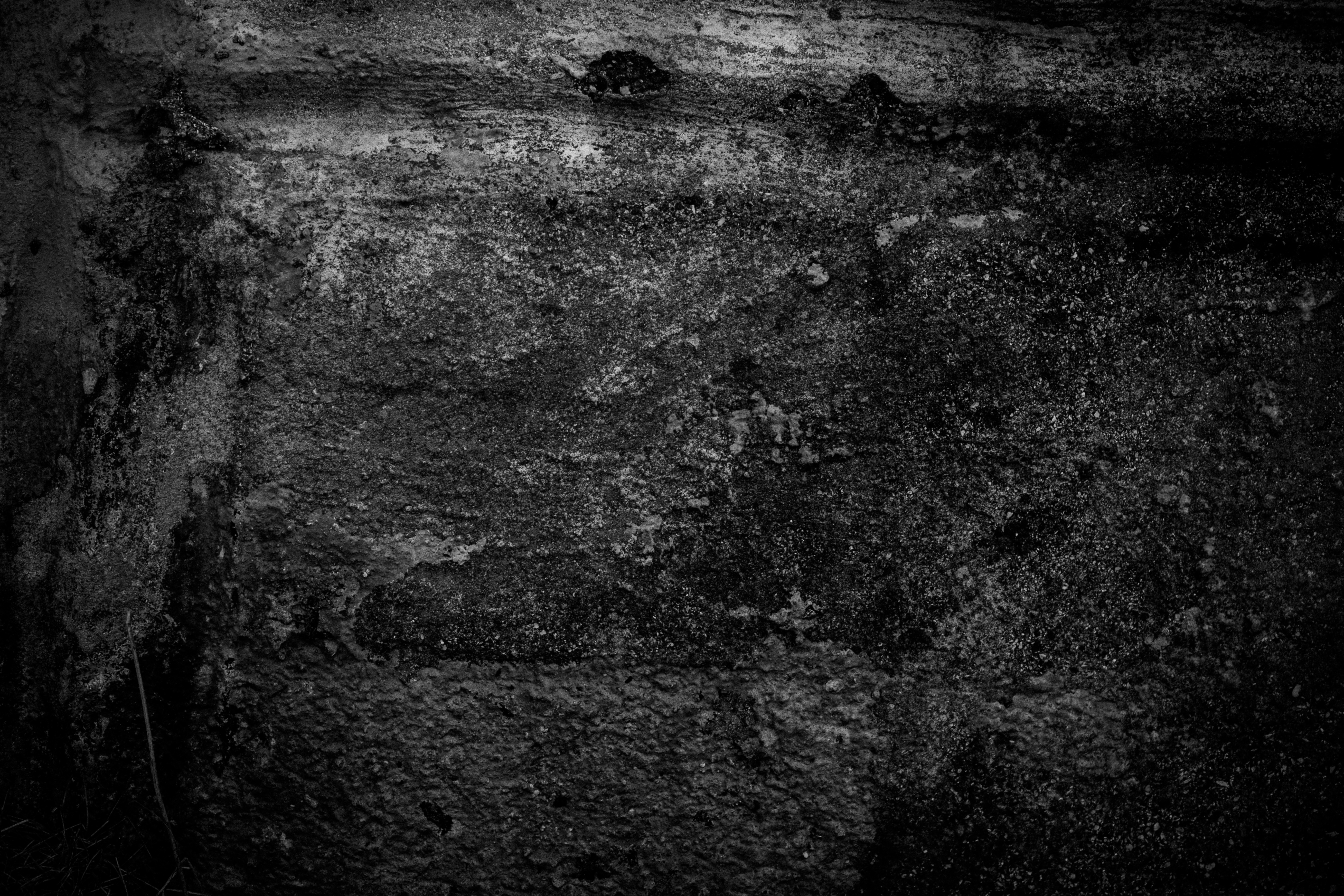 Grunge Background Texture, Black, Corroded, Dark, Grayscale, HQ Photo
