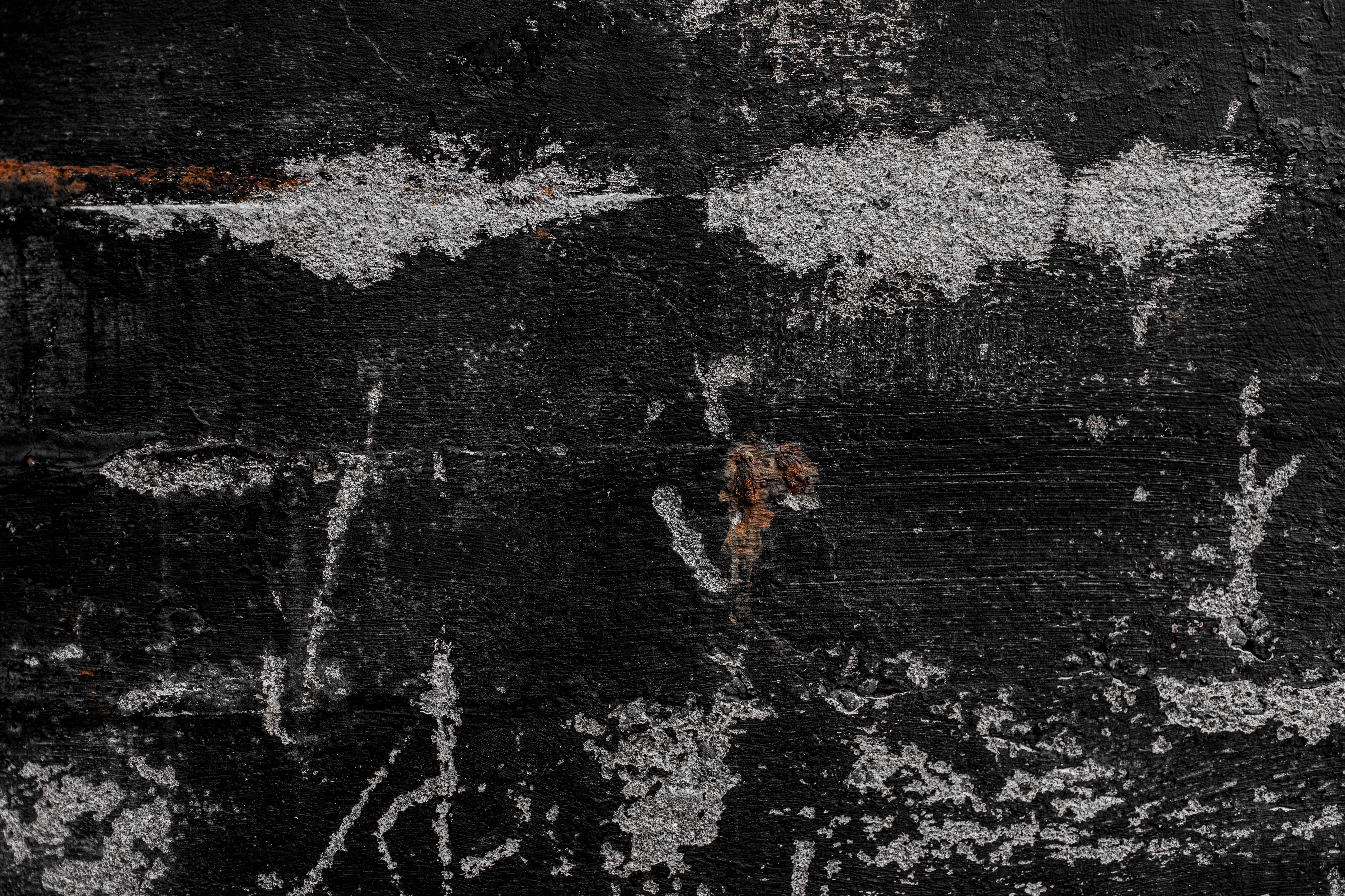 Grunge black wall texture photo
