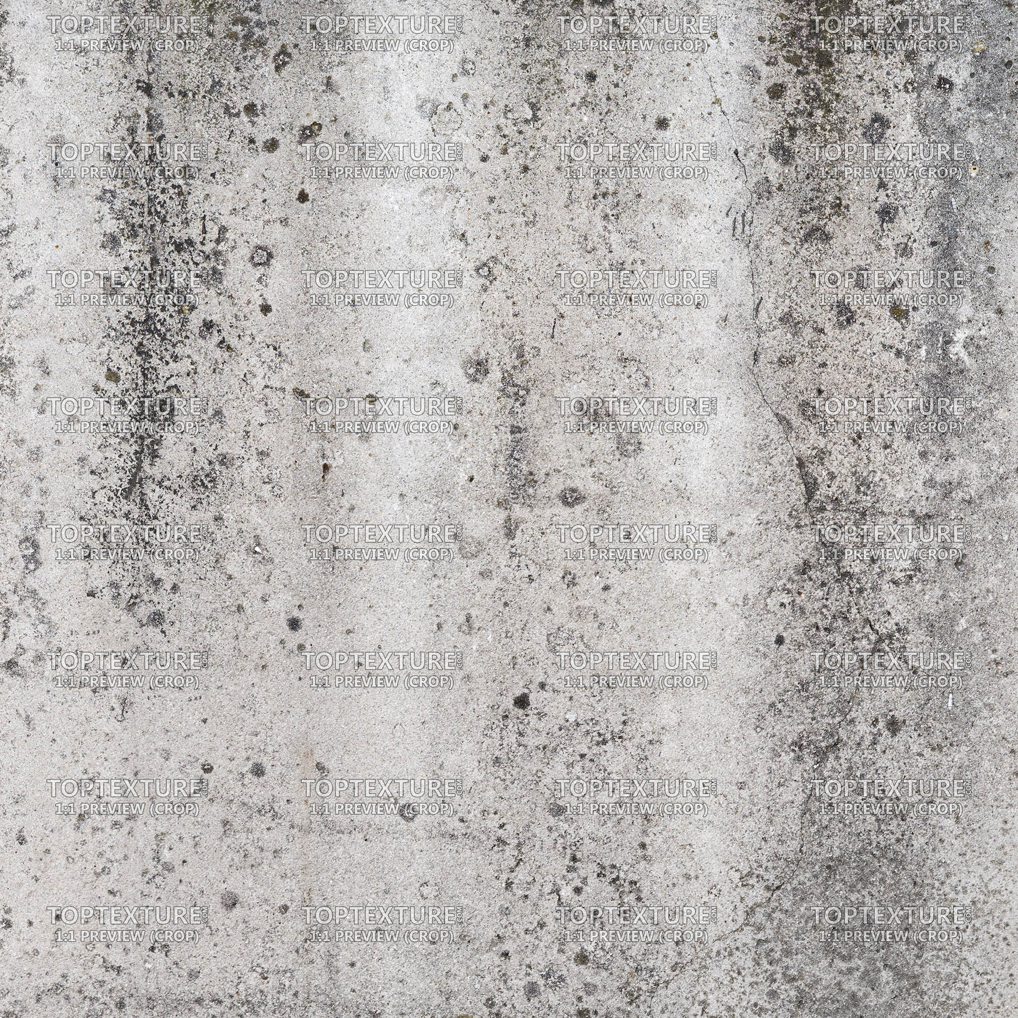Molded Gray Concrete Wall Grunge Leaking - Top Texture