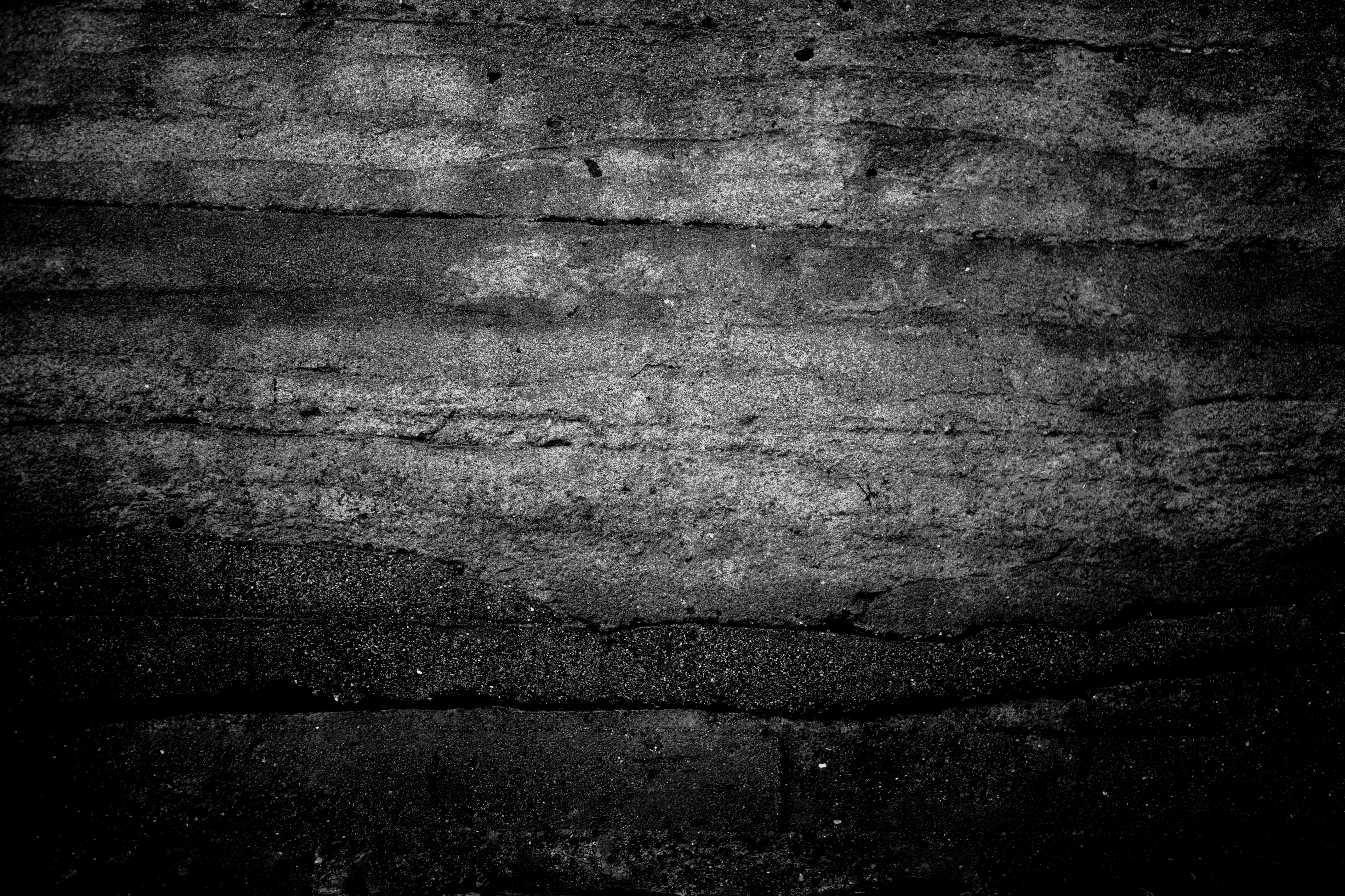 Grunge Concrete Wall Texture, Aged, Black, Concrete, Cracked, HQ Photo