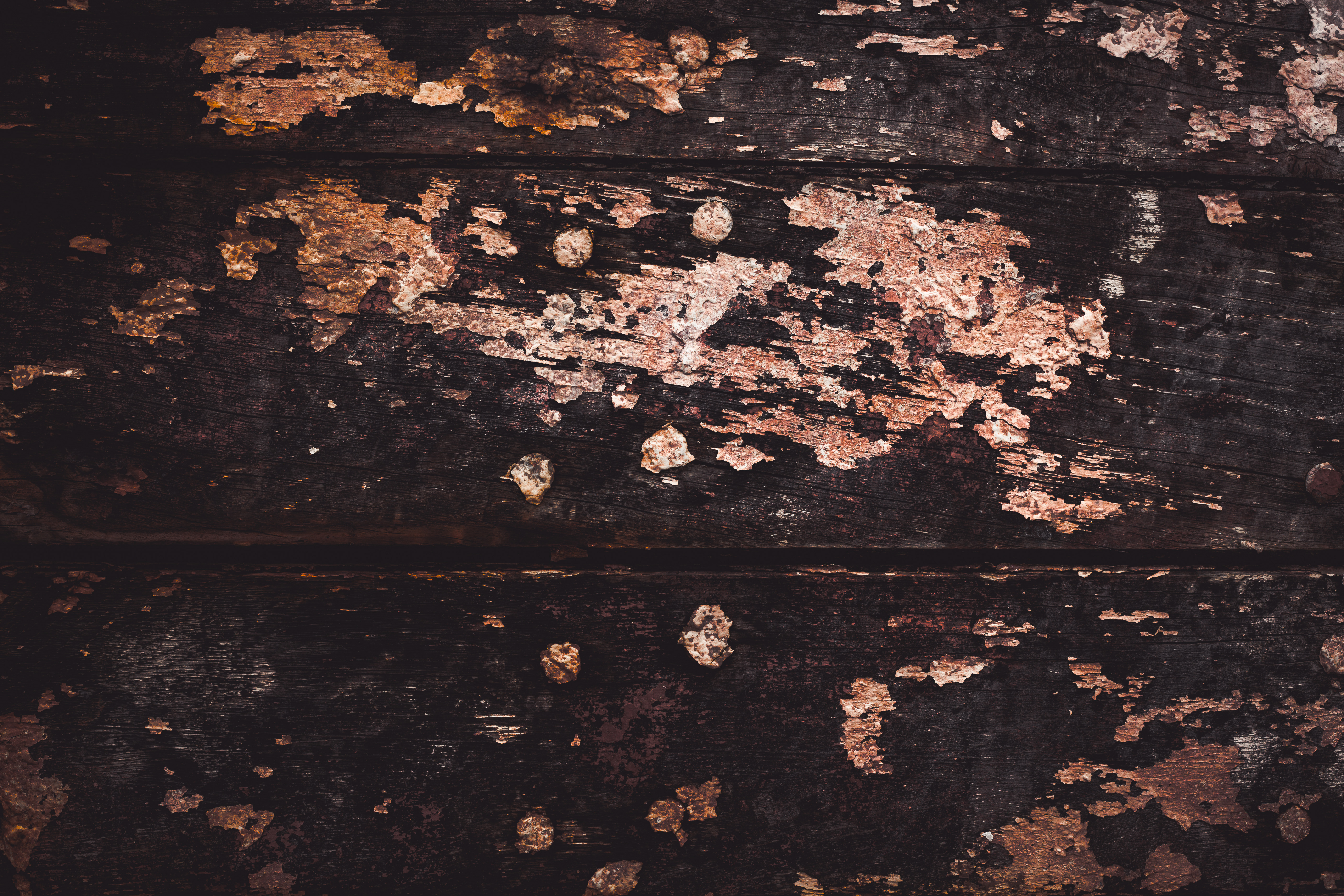 Grunge paint on wood texture photo