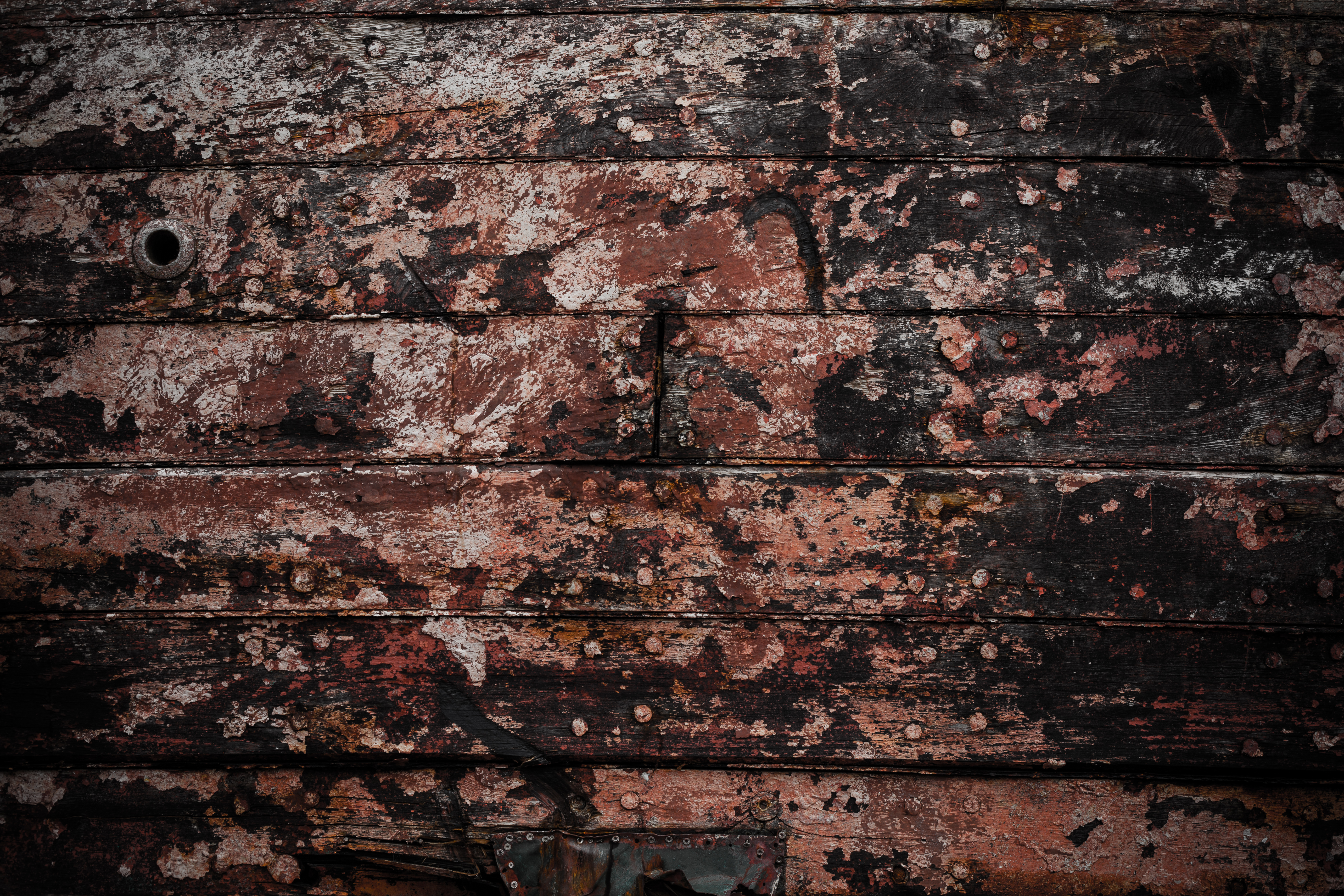 Grunge Peeled Paint Texture, Damaged, Dark, Dirt, Gritty, HQ Photo