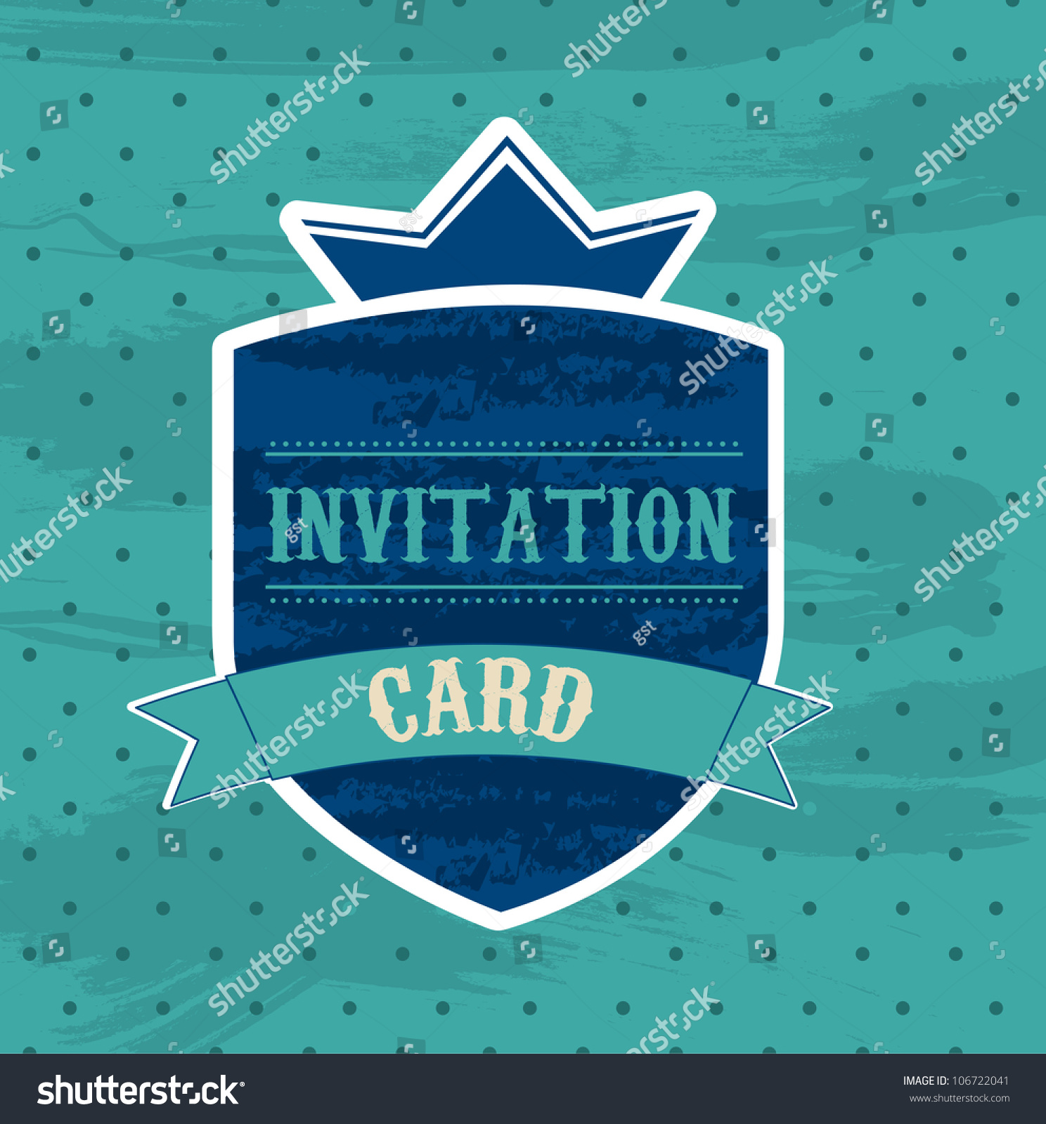 Blue Grunge Tag Over Aquamarine Background Stock Vector HD (Royalty ...
