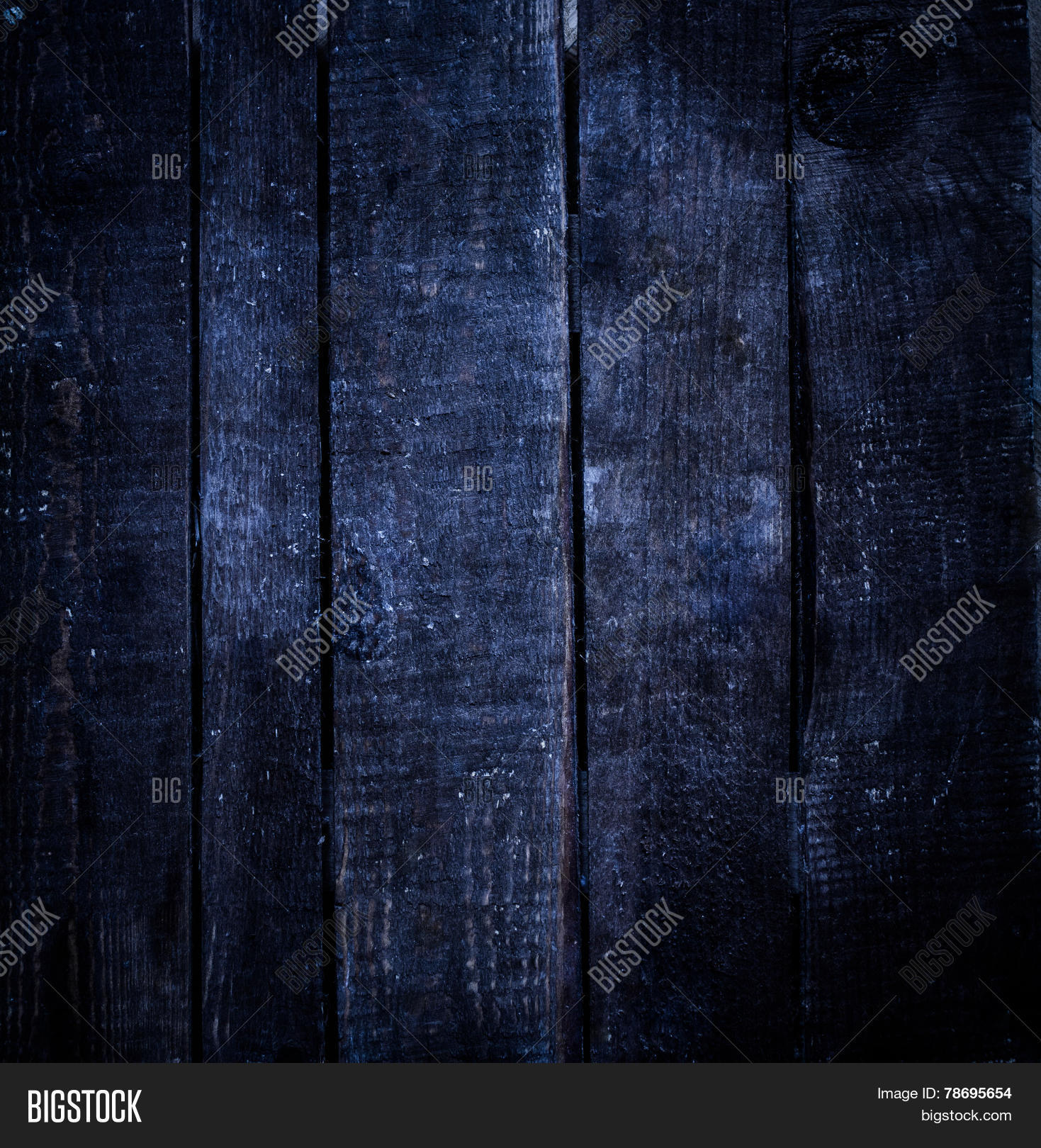 Old Dark Blue Grunge Wood Image & Photo | Bigstock