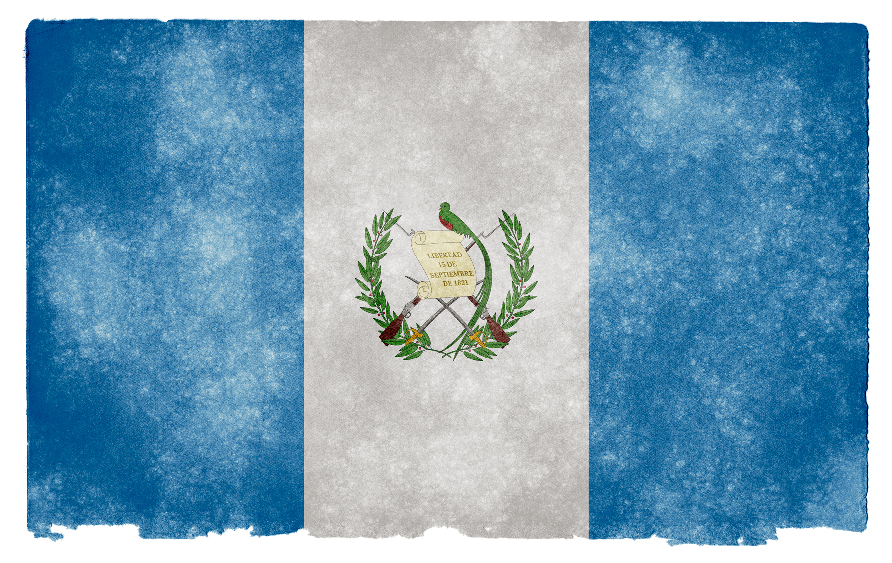 Guatemala grunge flag photo