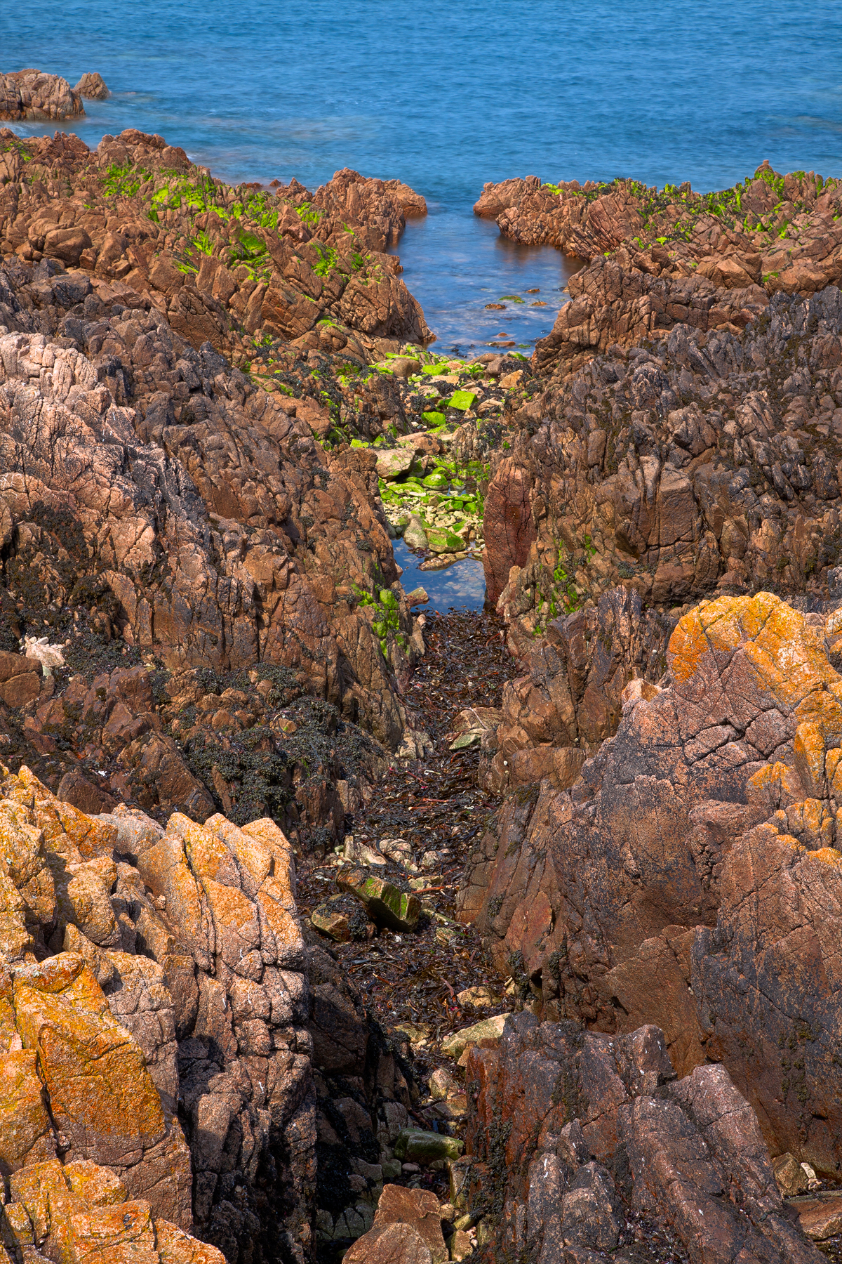 Guernsey cliffs - hdr photo