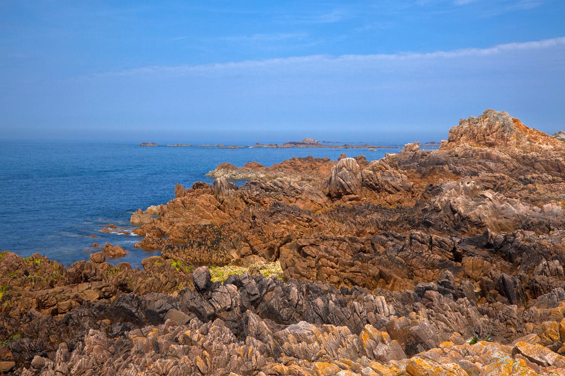 Guernsey cliffs - hdr photo