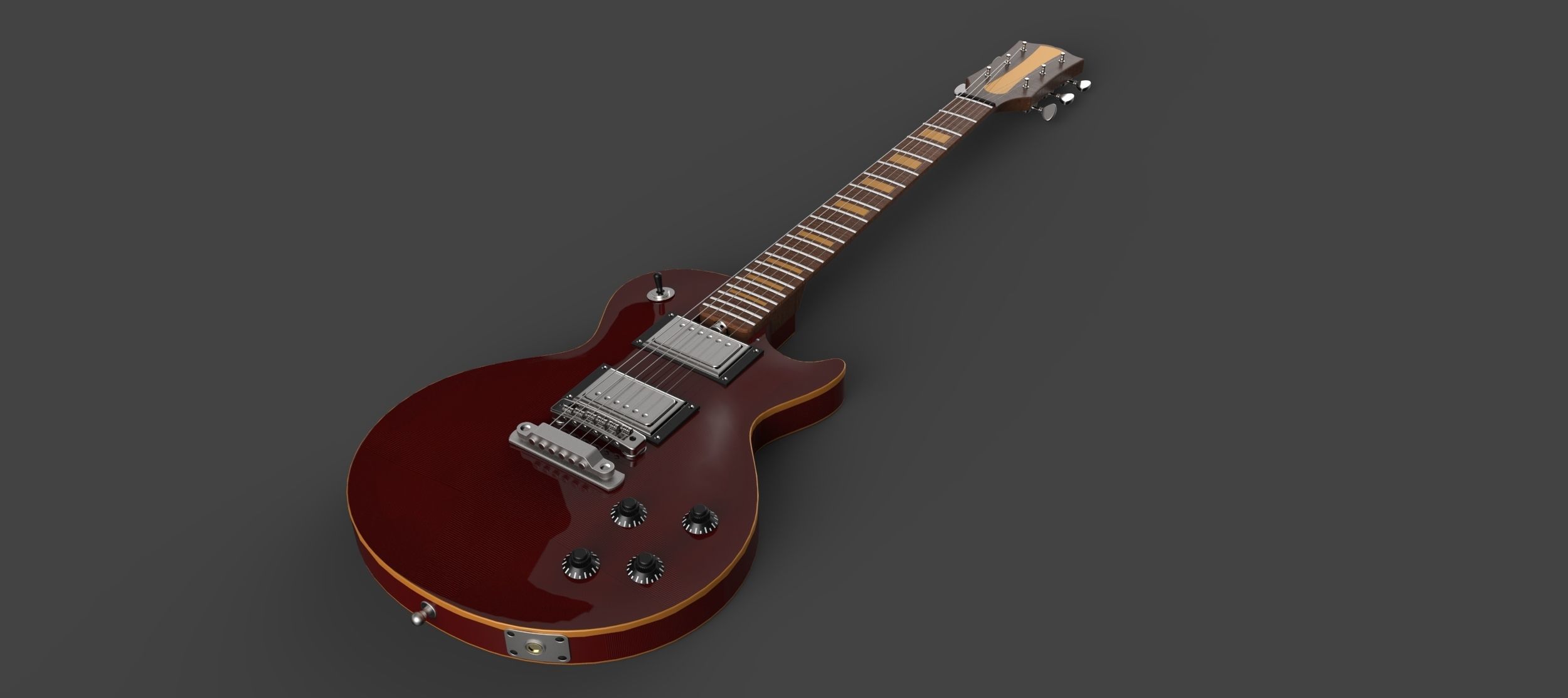 Electric guitar 2 3D | CGTrader