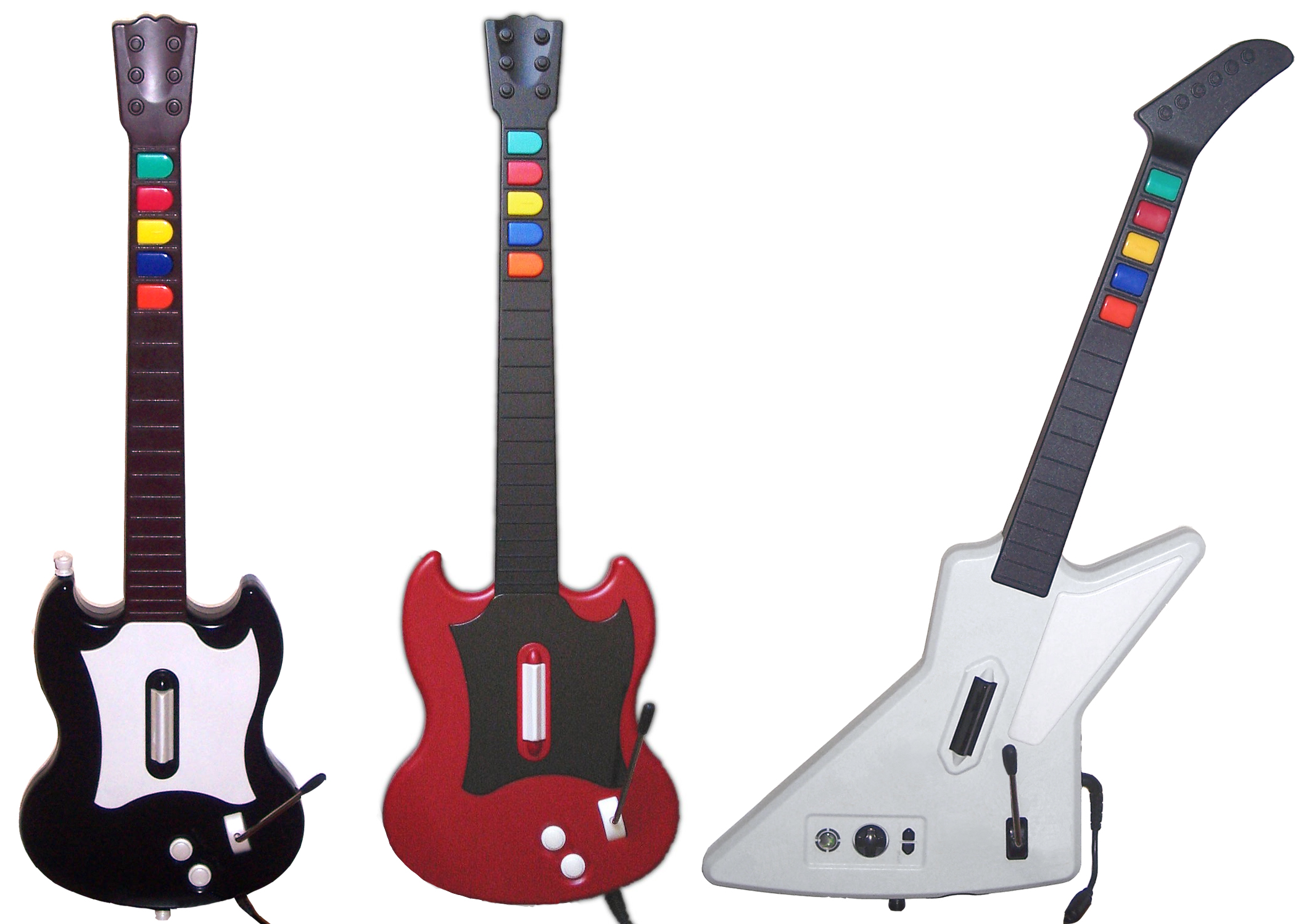 File:Guitar Hero series controllers.jpg - Wikimedia Commons