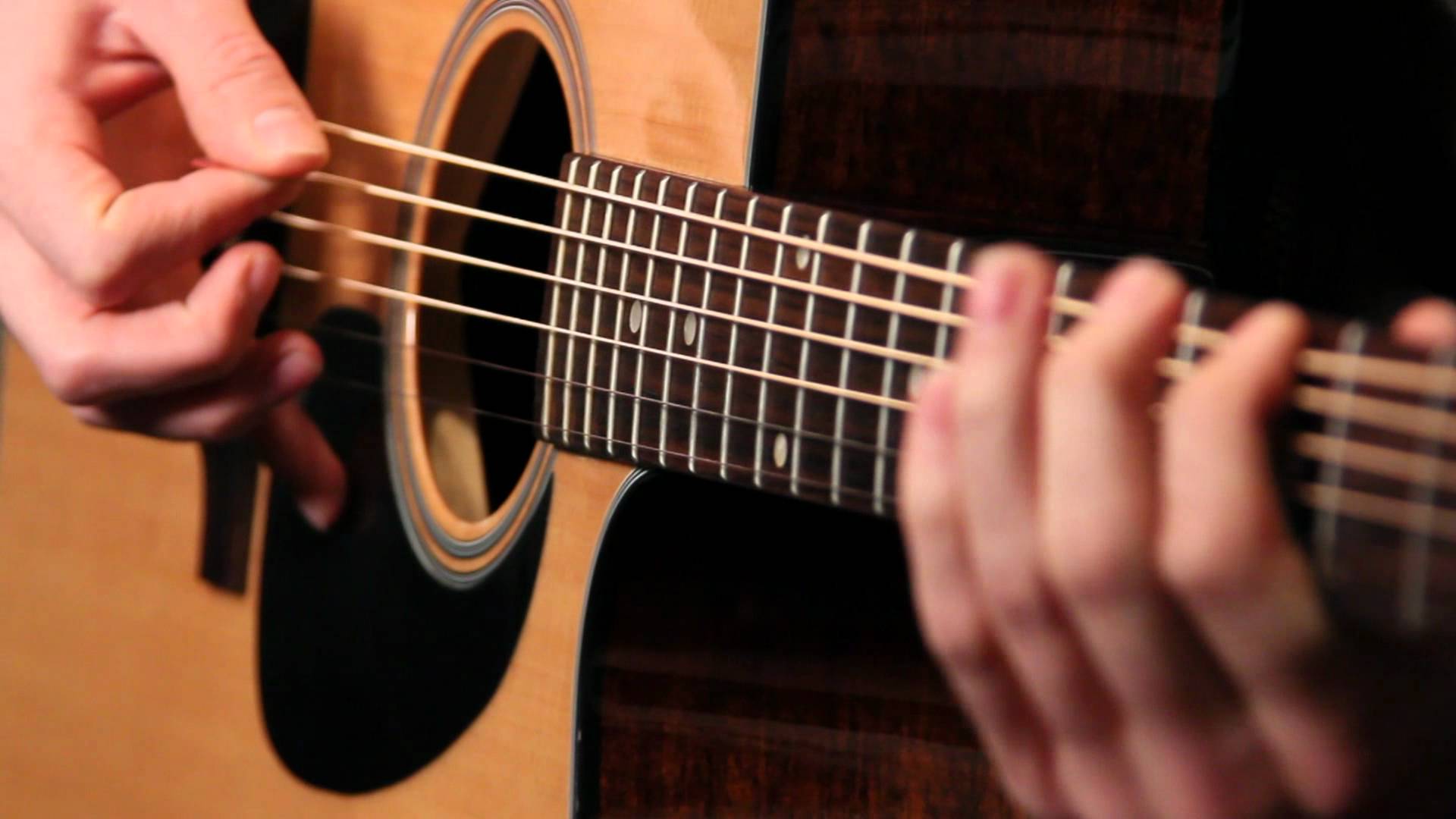 Acoustic Guitar Player - Free HD Stock Video Footage - YouTube
