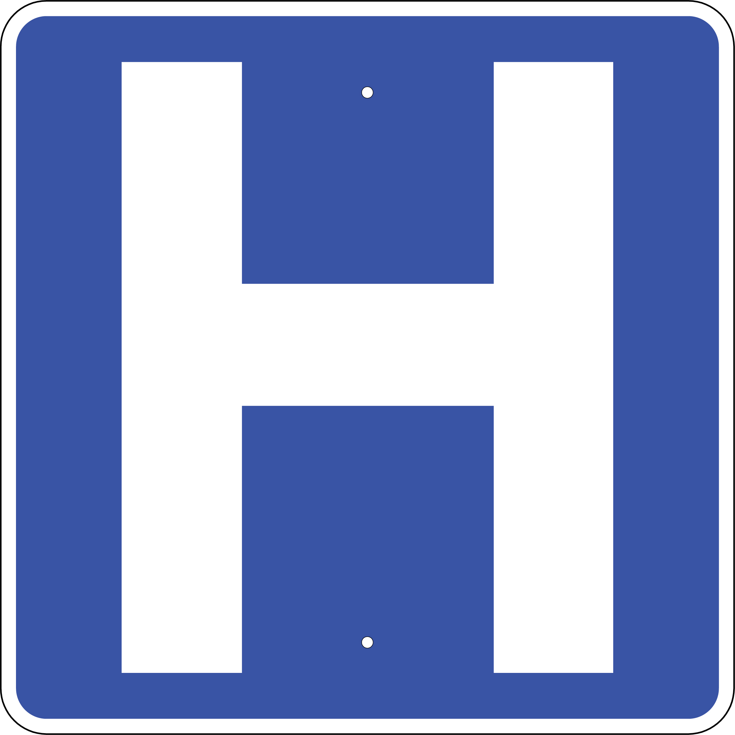 W.G.N Flag & Decorating Co. > Informational Signs > Hospital 
