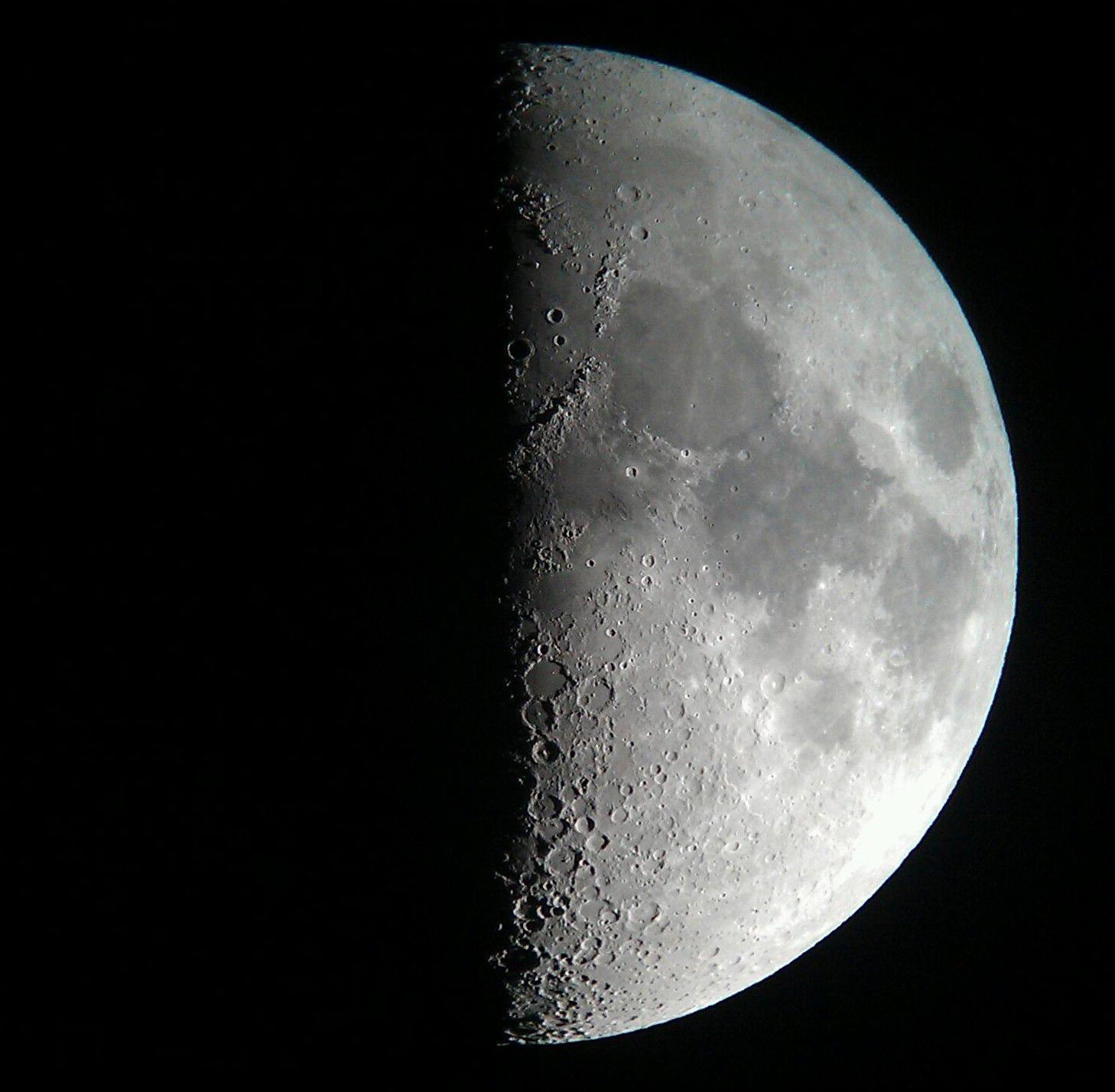 Half Moon, minus one day | Astronomy Images at Orion Telescopes