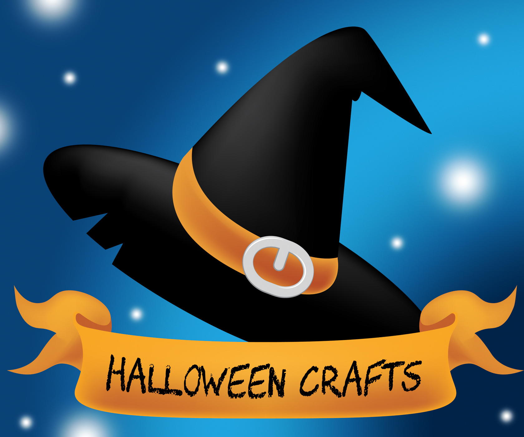 Halloween crafts means trick or treat and art photo