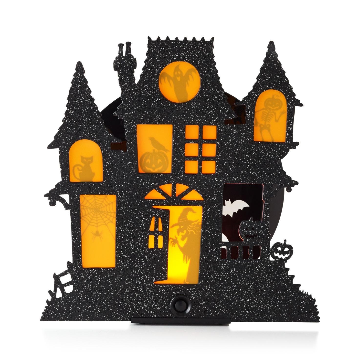 Amazon.com: Hallmark Haunted House Shadowcaster Halloween Decoration ...