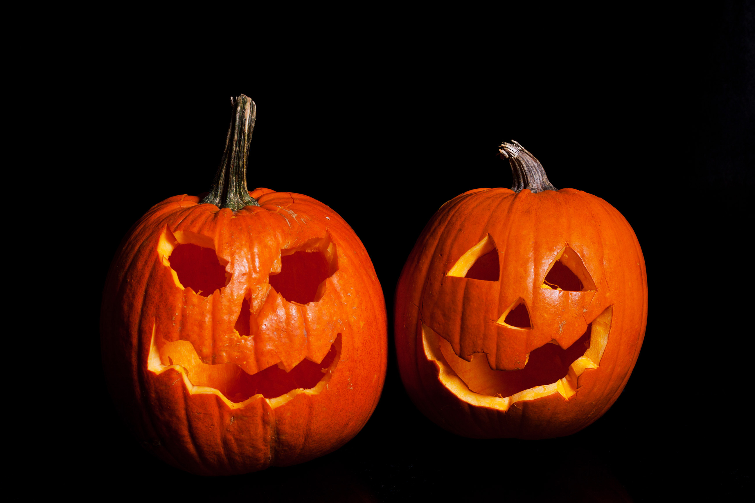 Halloween pumpkin carved photo