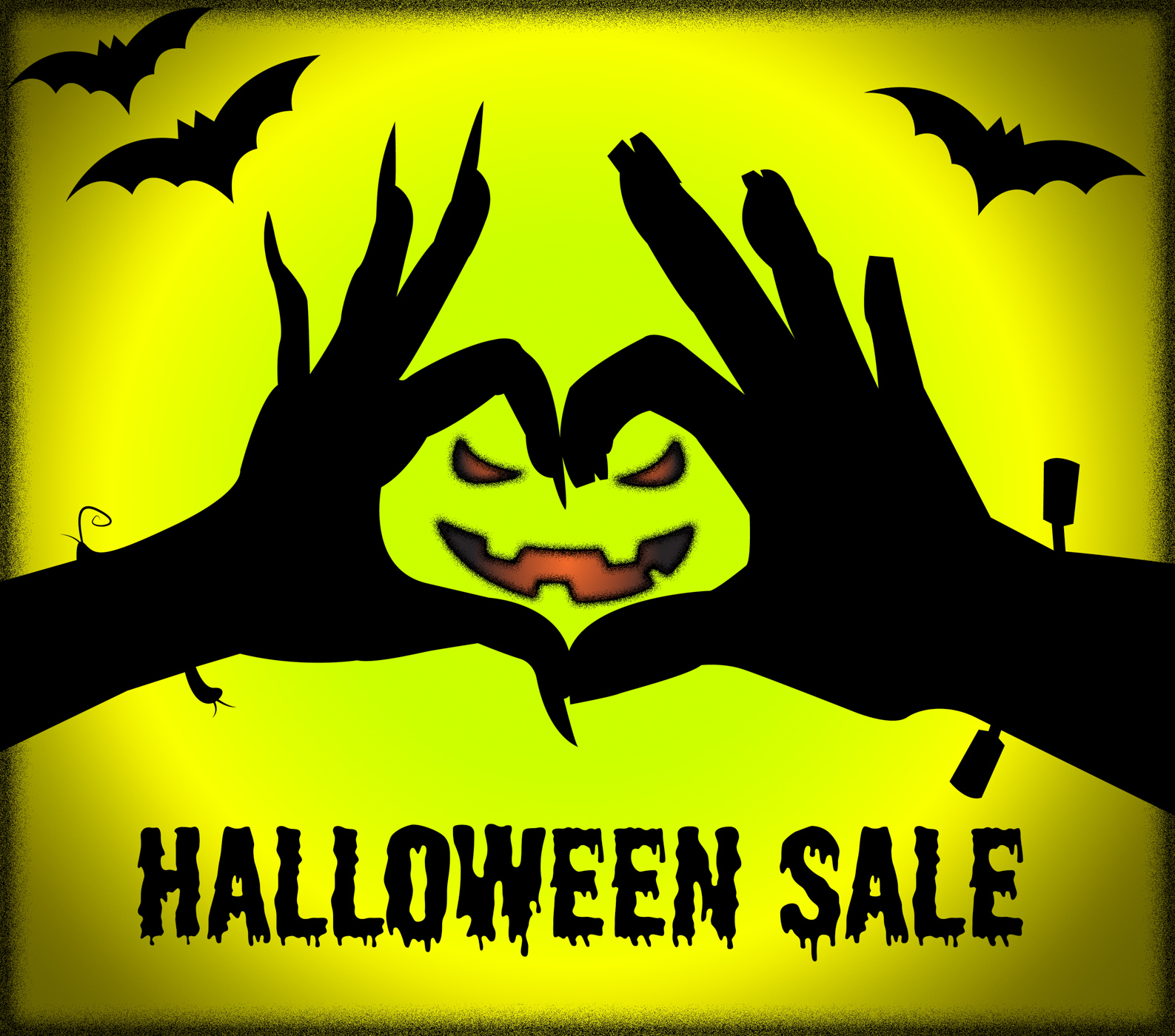 Halloween sale represents trick or treat and celebration photo