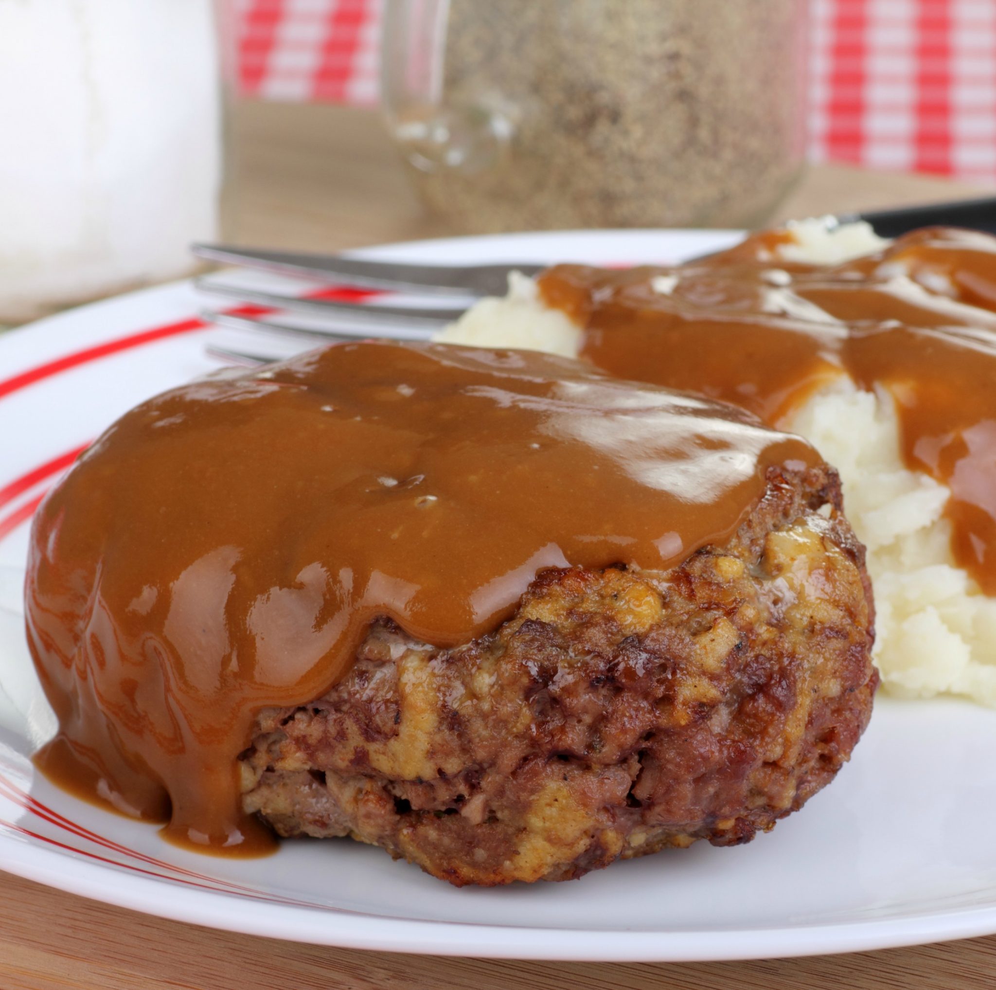 Hamburger Steaks and Gravy - The Country Cook