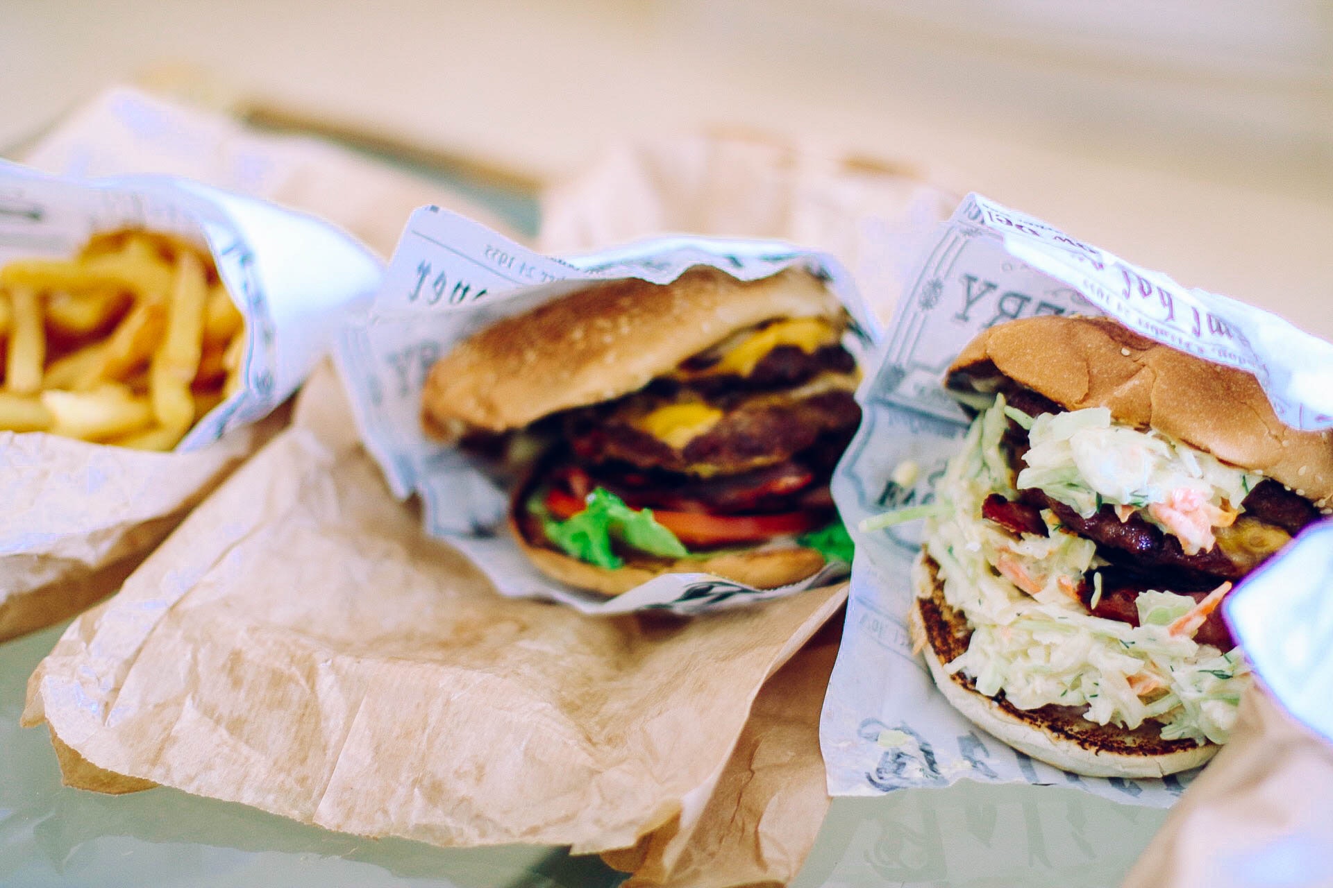 Hamburgers and Fries, Beef, Hamburger, Tomato, Tasty, HQ Photo
