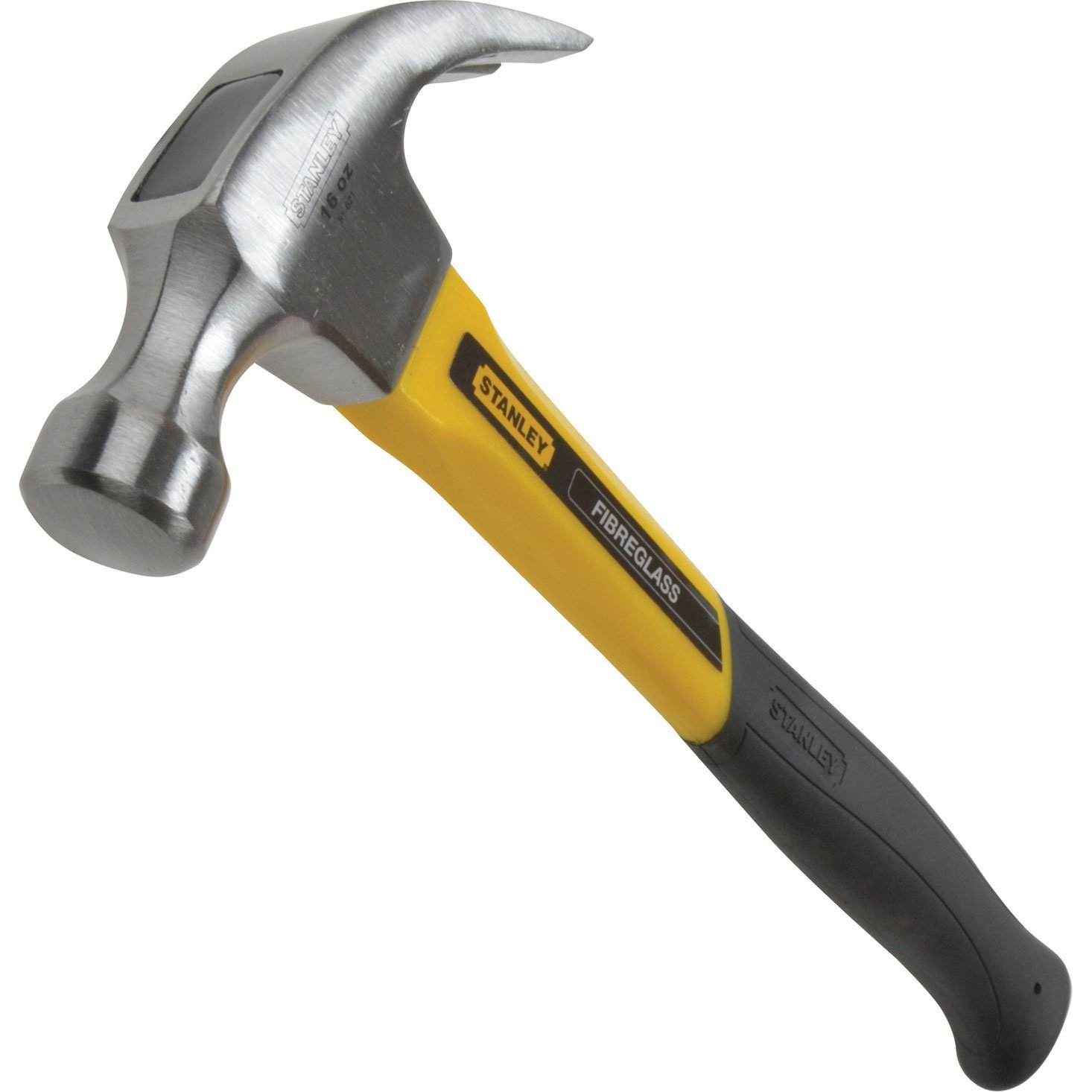 Stanley 151621 Fibreglass Curved Claw Hammer 16.Oz: Amazon.co.uk ...