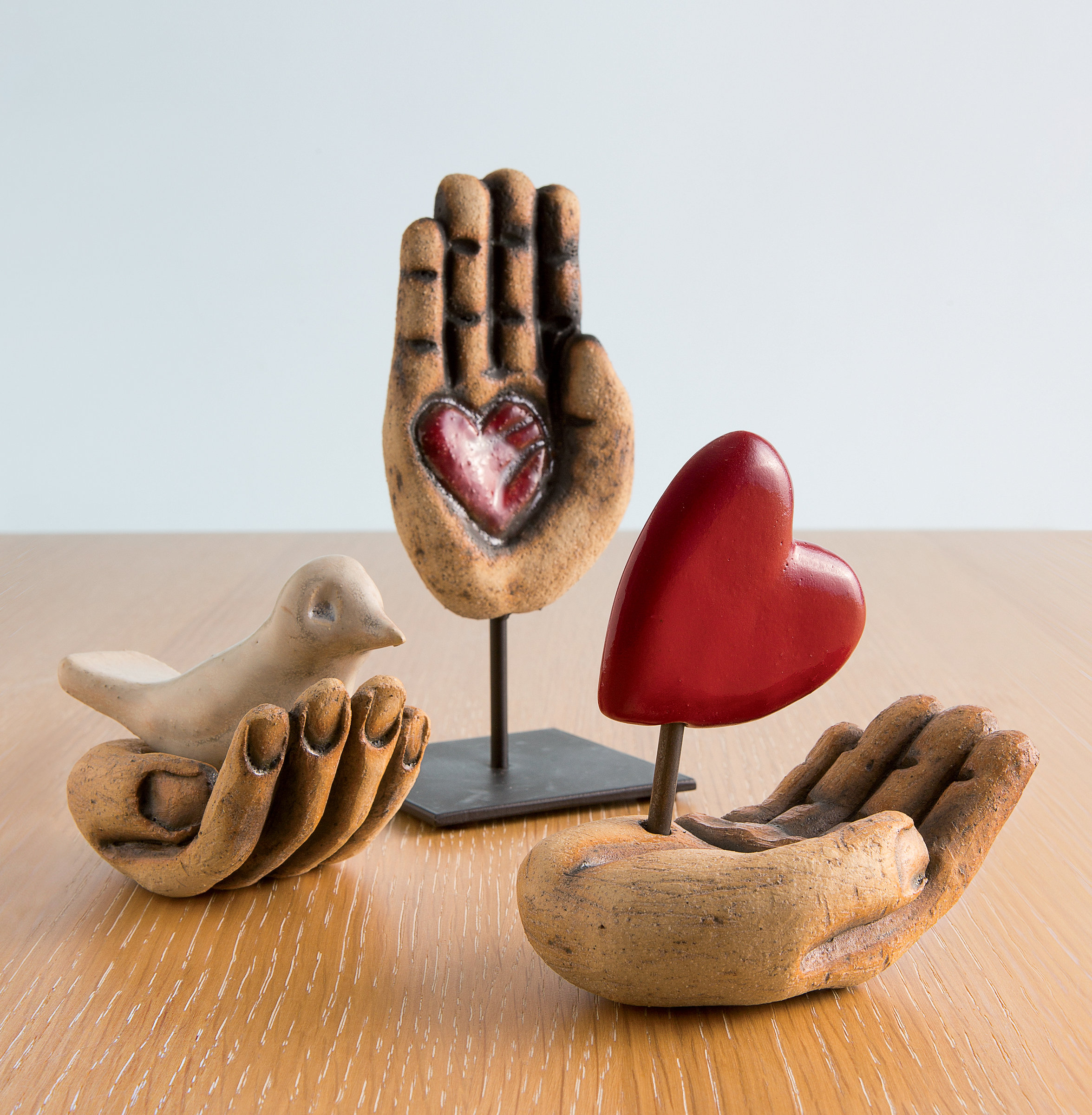 Hand Sculptures by Cathy Broski (Ceramic Sculpture) | Artful Home