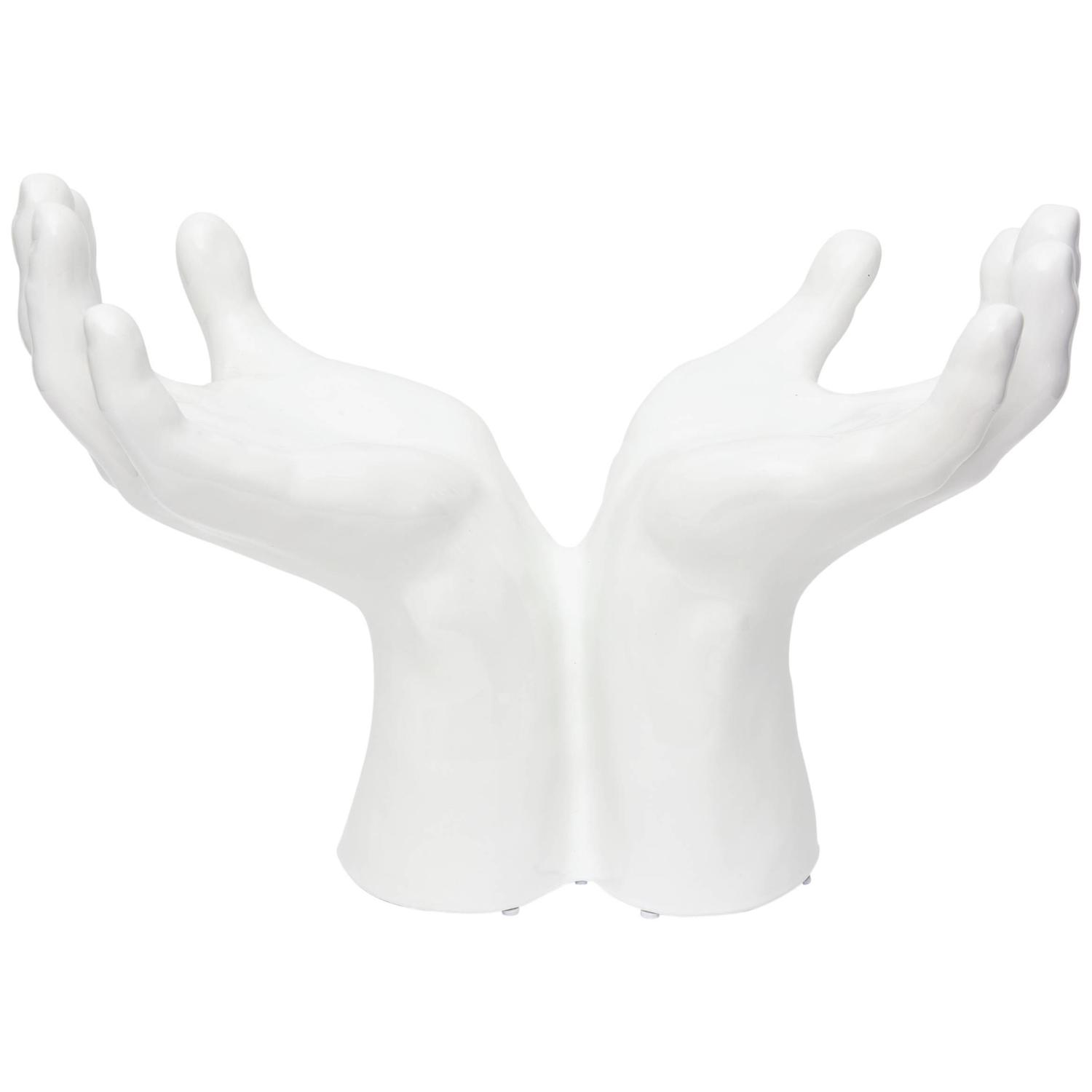 Monumental Italian Ceramic Hands Sculpture at 1stdibs