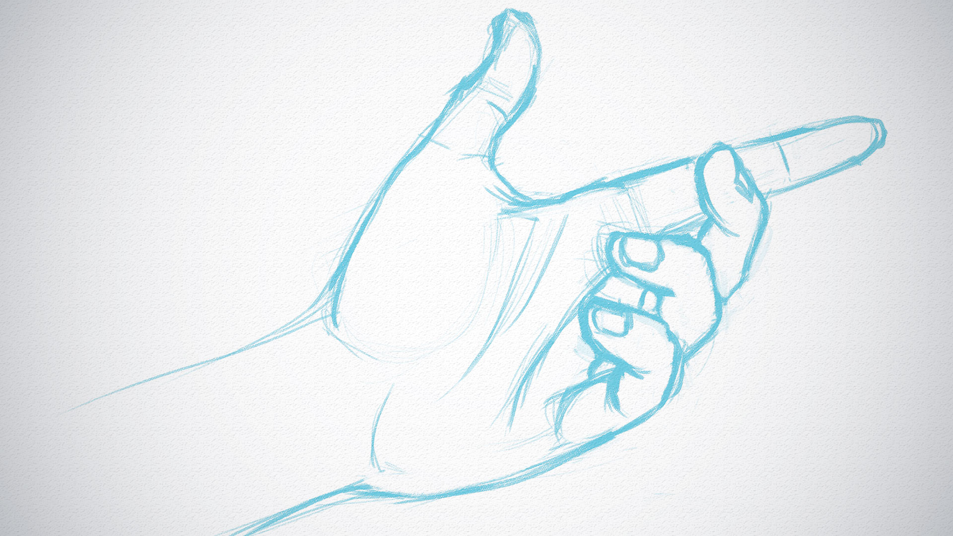 Hand sketch photo