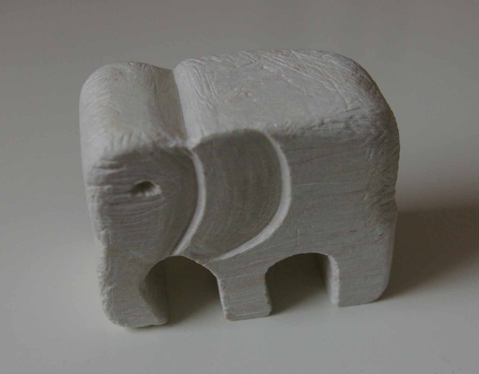 Soap stone elephant hand carved by me! | Gem's Art
