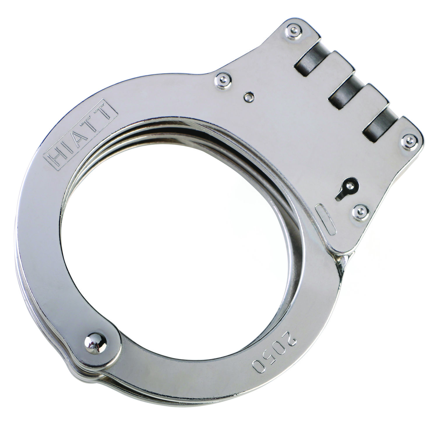 Standard Steel Hinge Handcuffs with Nickel Finish - The Safariland Group