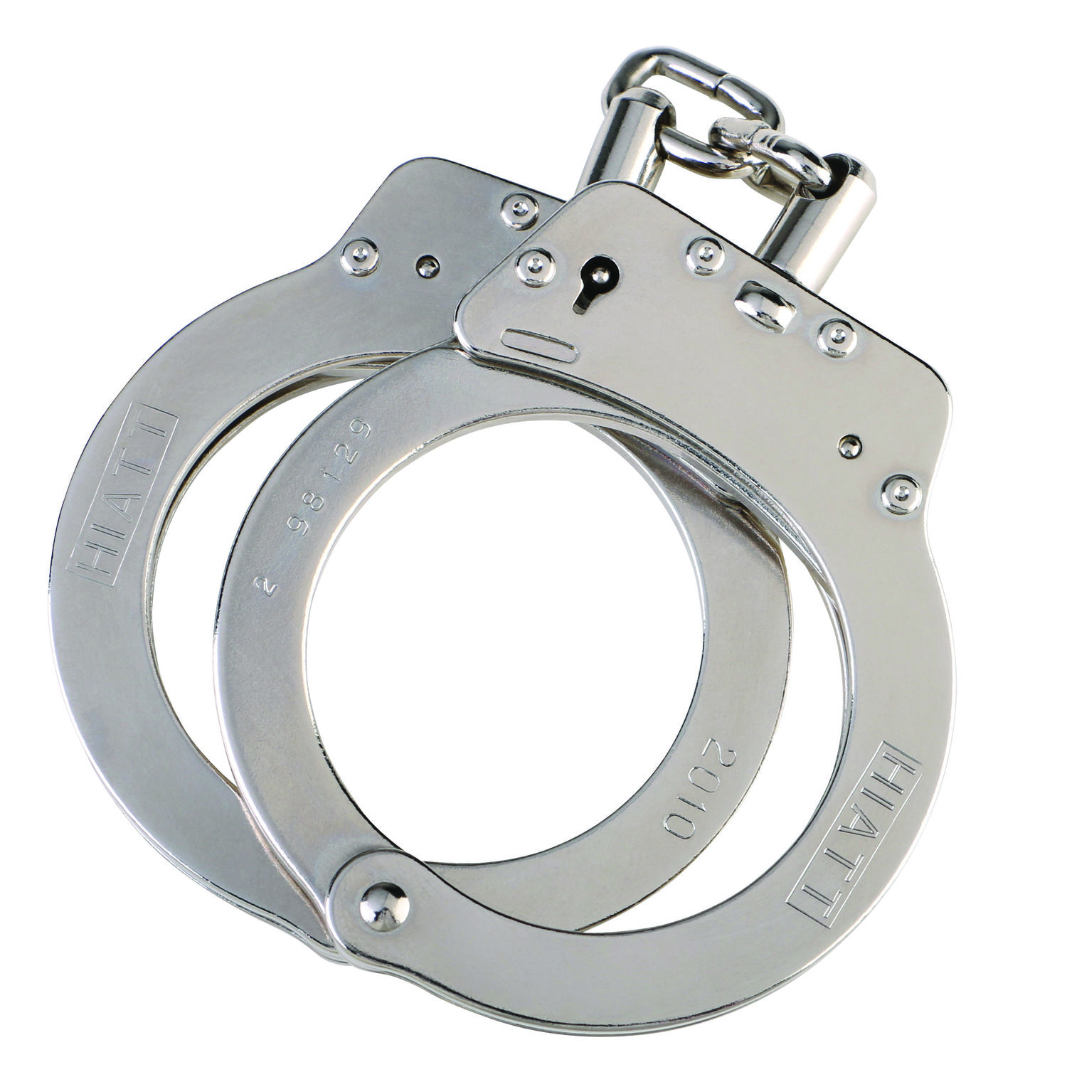 Standard Steel Chain Handcuffs with Nickel Finish - The Safariland Group