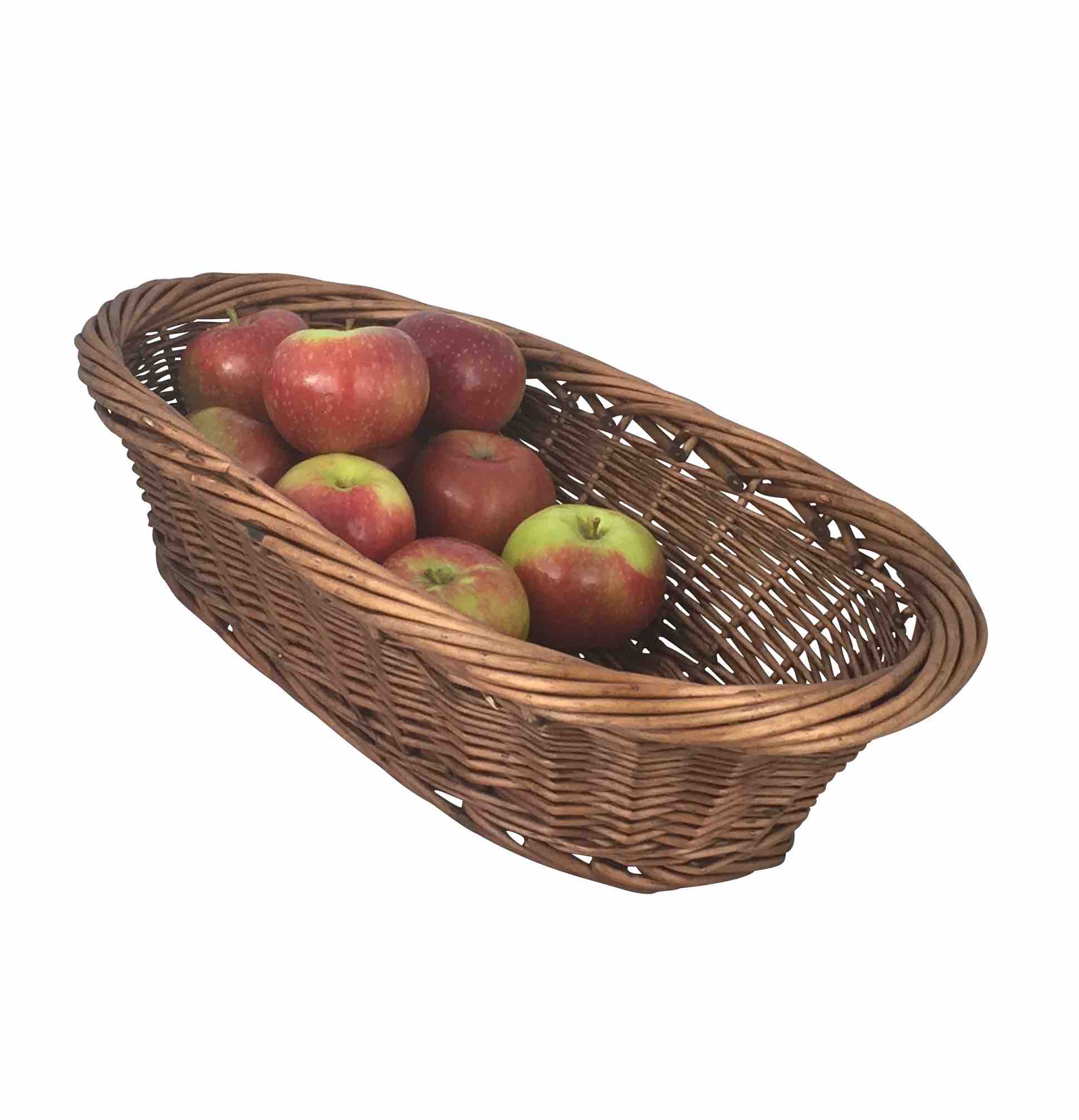 Handmade Natural Wicker Display Baskets for Produce | DGS Retail
