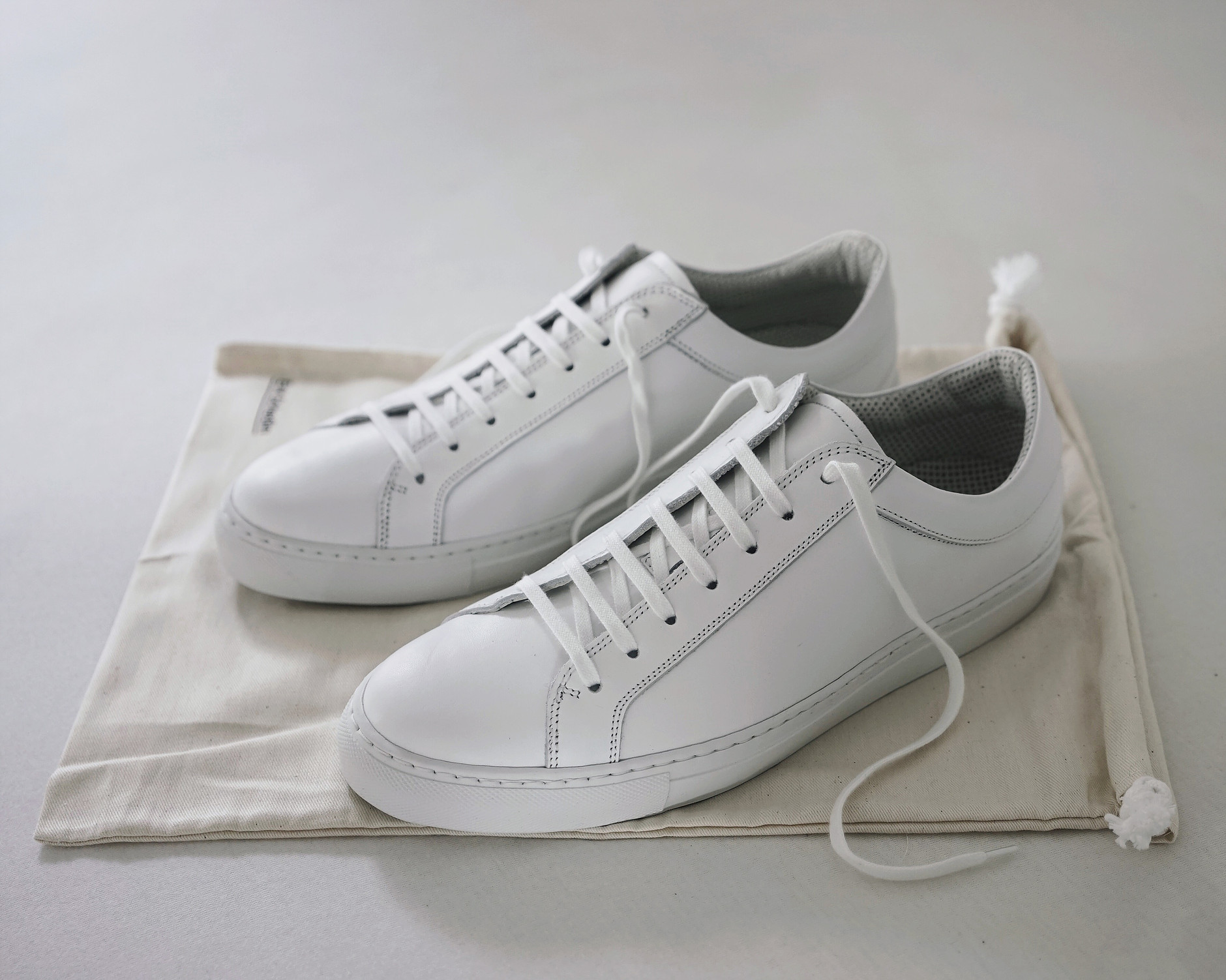 white sneakers by Erik Schedin, handmade in Italy! | Shoes ...