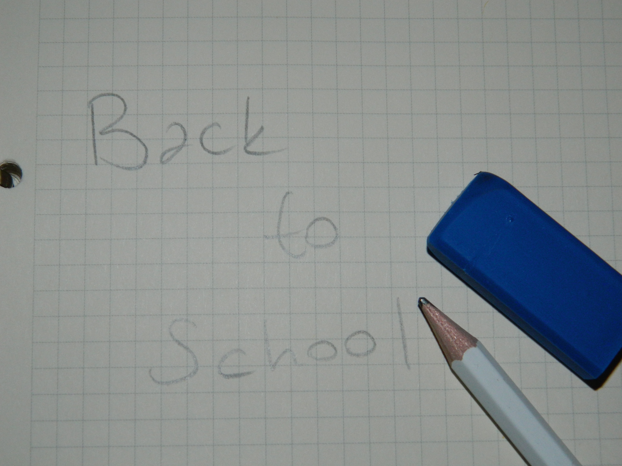 Handwriting back to school photo
