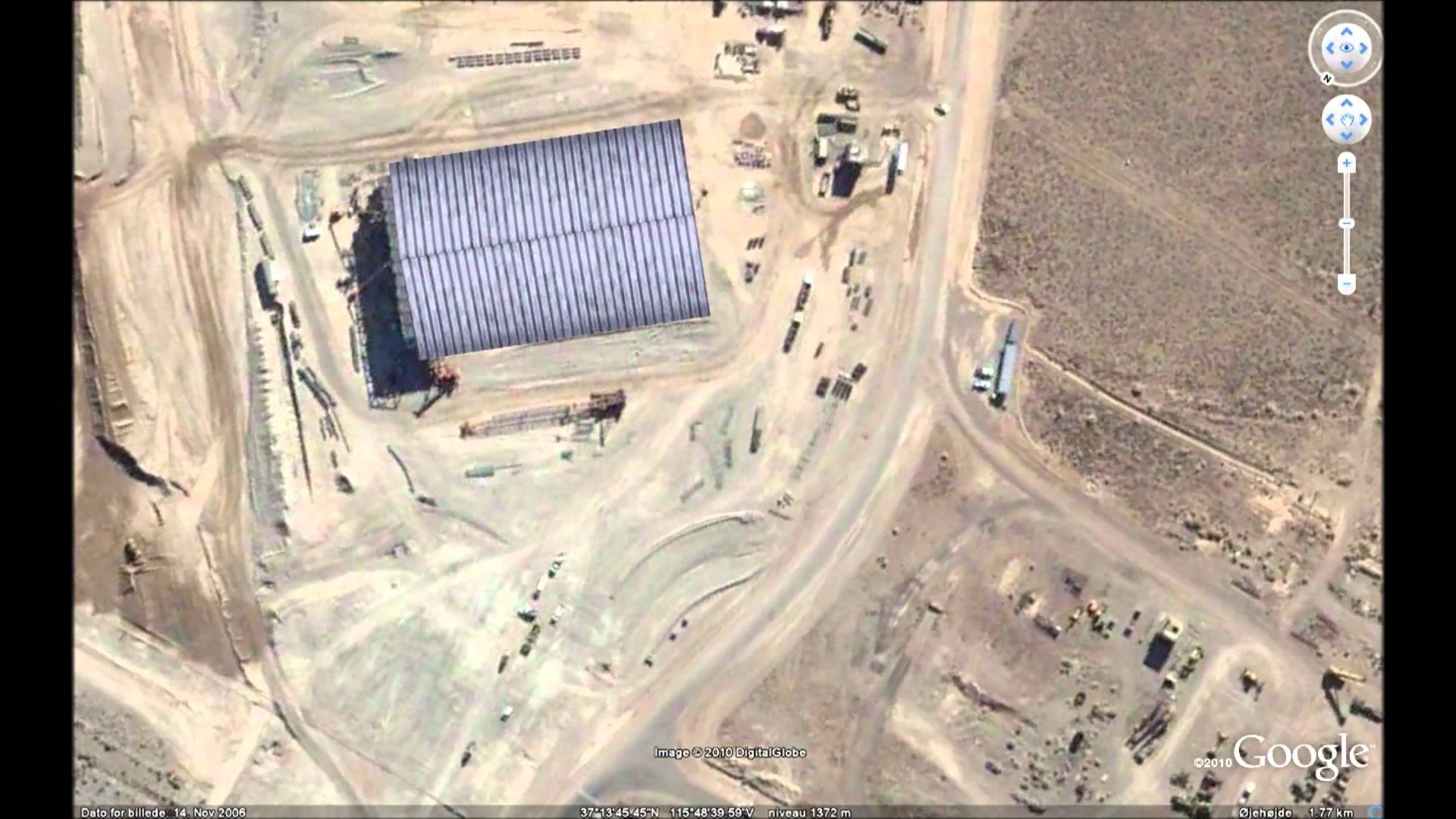 New hangar at Area 51. (UPDATE: NOW IN 3D) - YouTube
