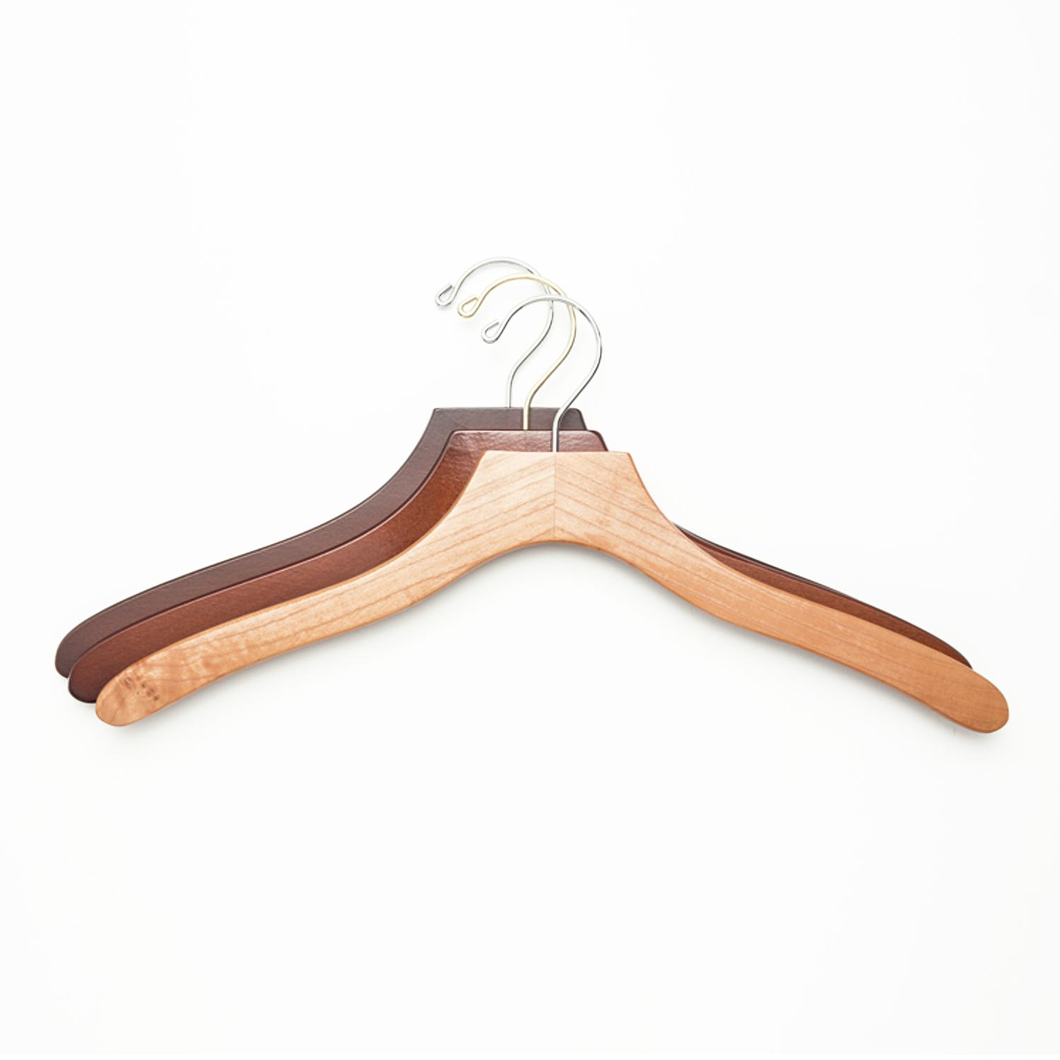 Men's Luxury Wood Shirt Hangers | Kirby Allison's Hanger Project