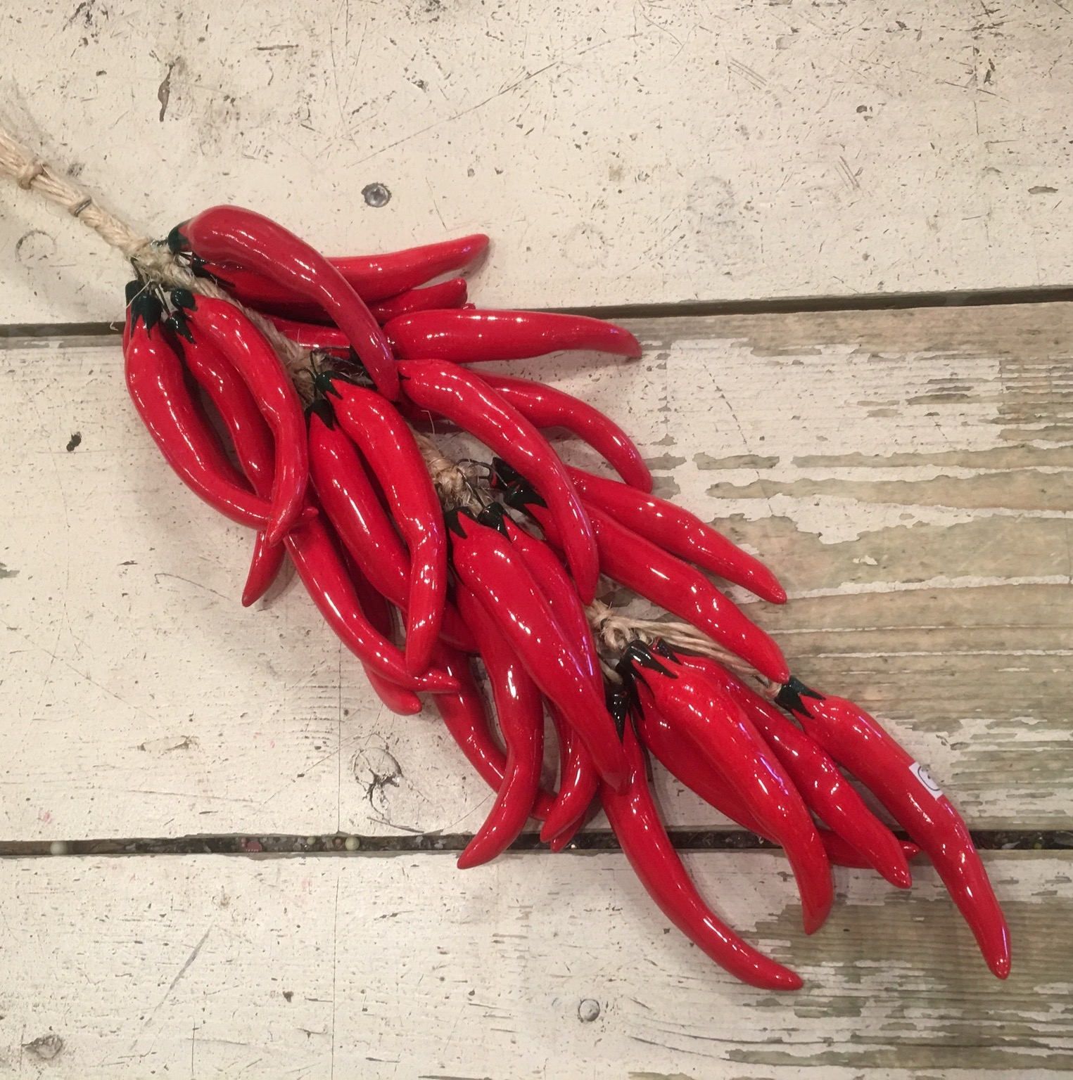 Red Chili Pepper String / Chili Peppers / Hanging Red Chili Peppers ...