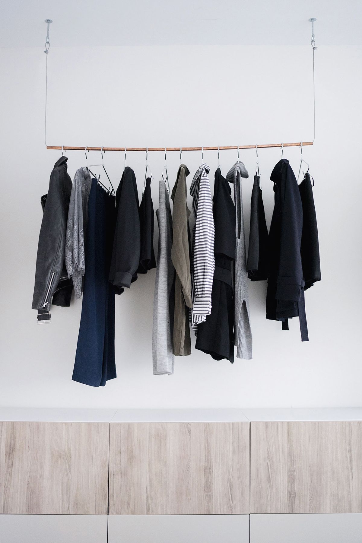 Wardrobe : Heavy Duty Hanging Clothes Rack Covered Laundry For Racks ...