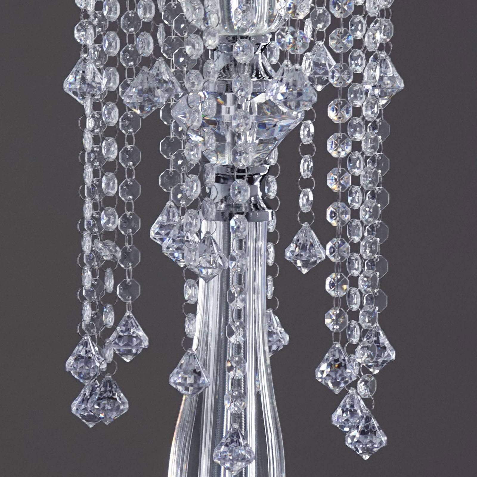 19 Hanging Crystals with Large Teardrops Chandelier - 28