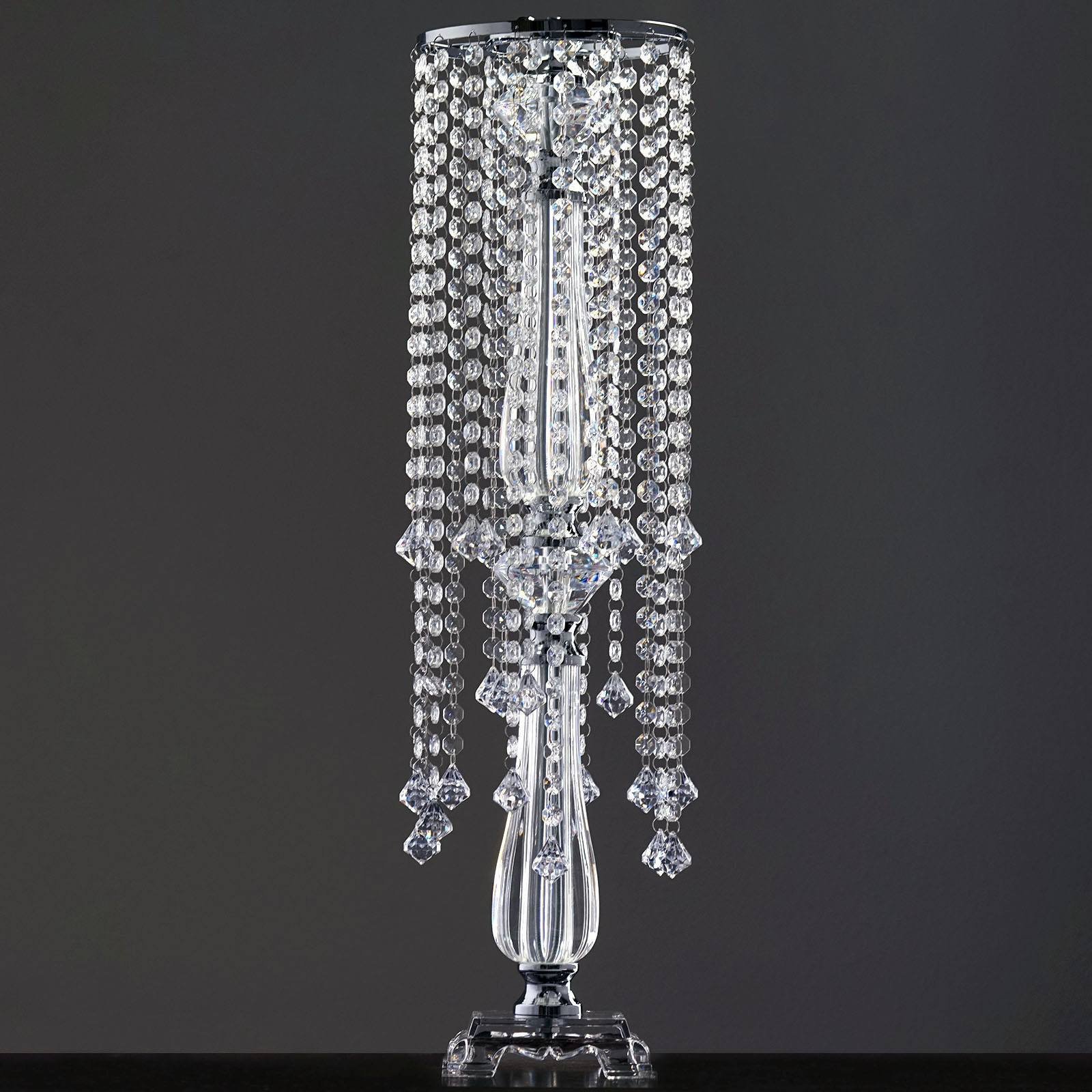 19 Hanging Crystals with Large Teardrops Diamond Crystal Chandelier ...
