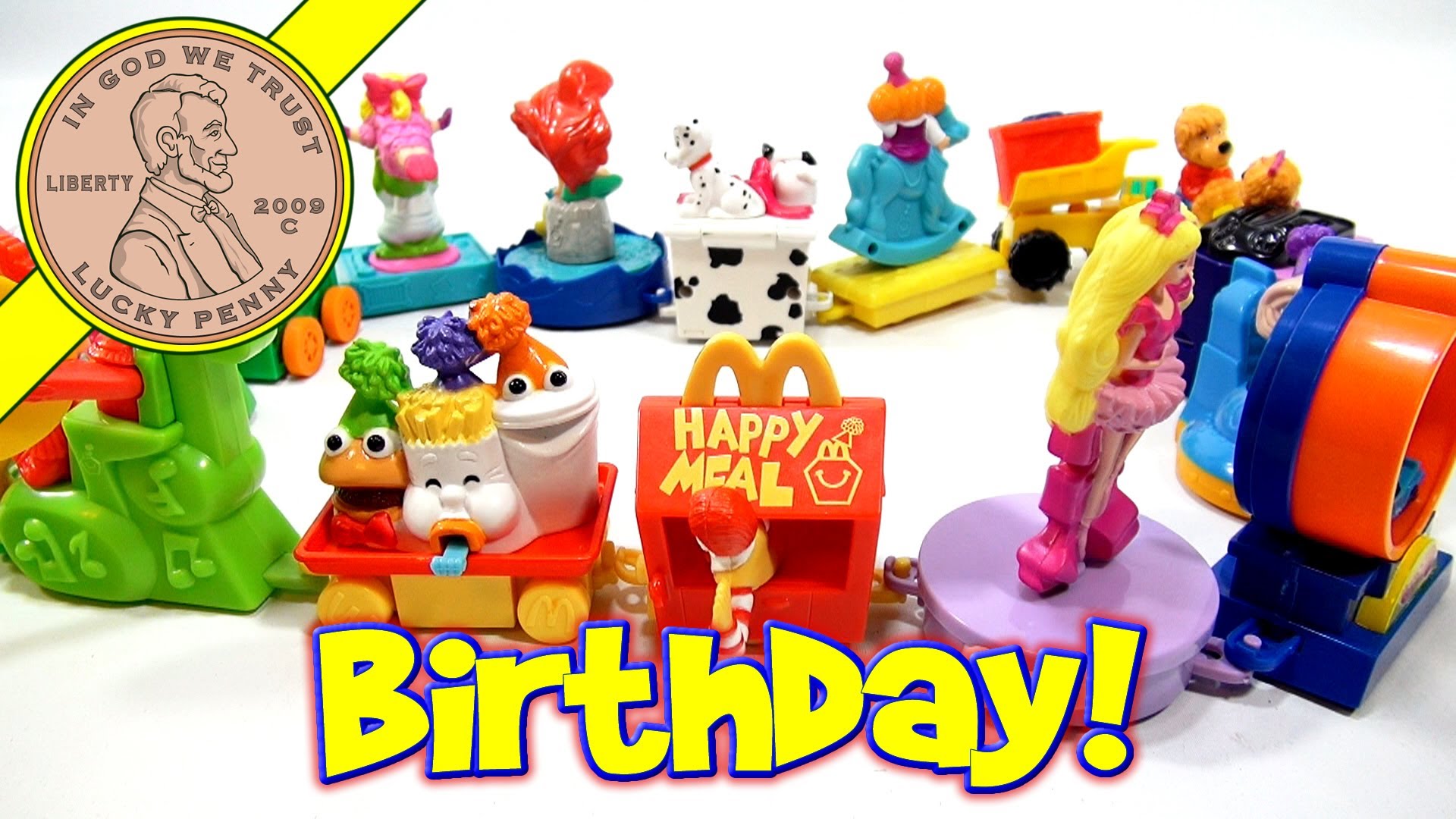 Happy Birthday 1994 Set, McDonald's Retro Happy Meal Toy Series ...